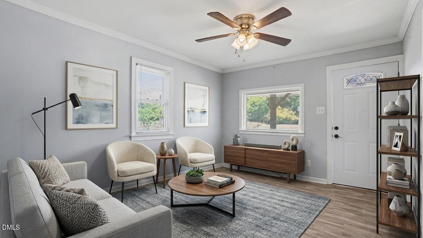 Virtually staged - 501 Apple Street, Burlington, NC 27217