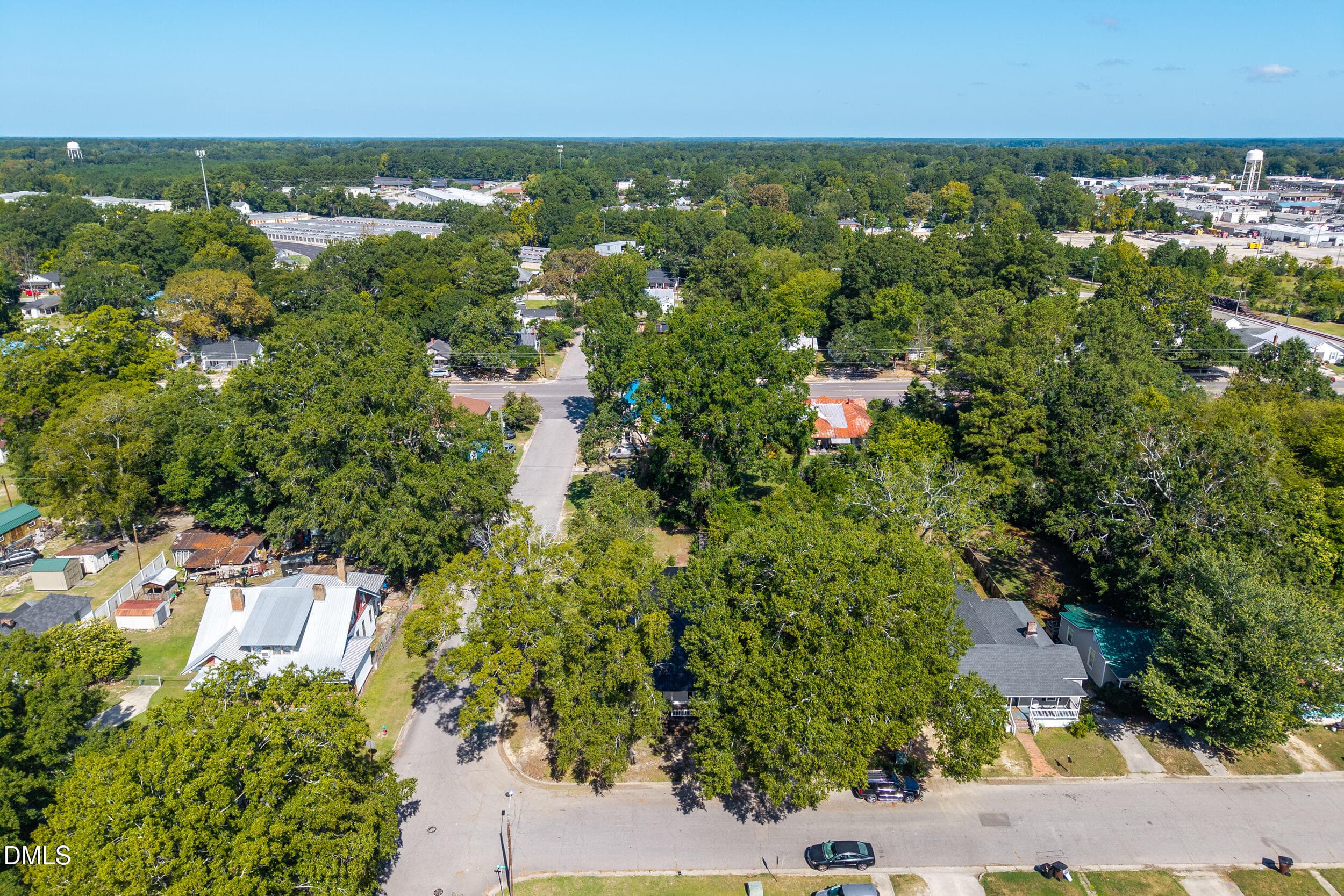 Aerial View - 412 W Walnut Street, Tarboro, NC 27886