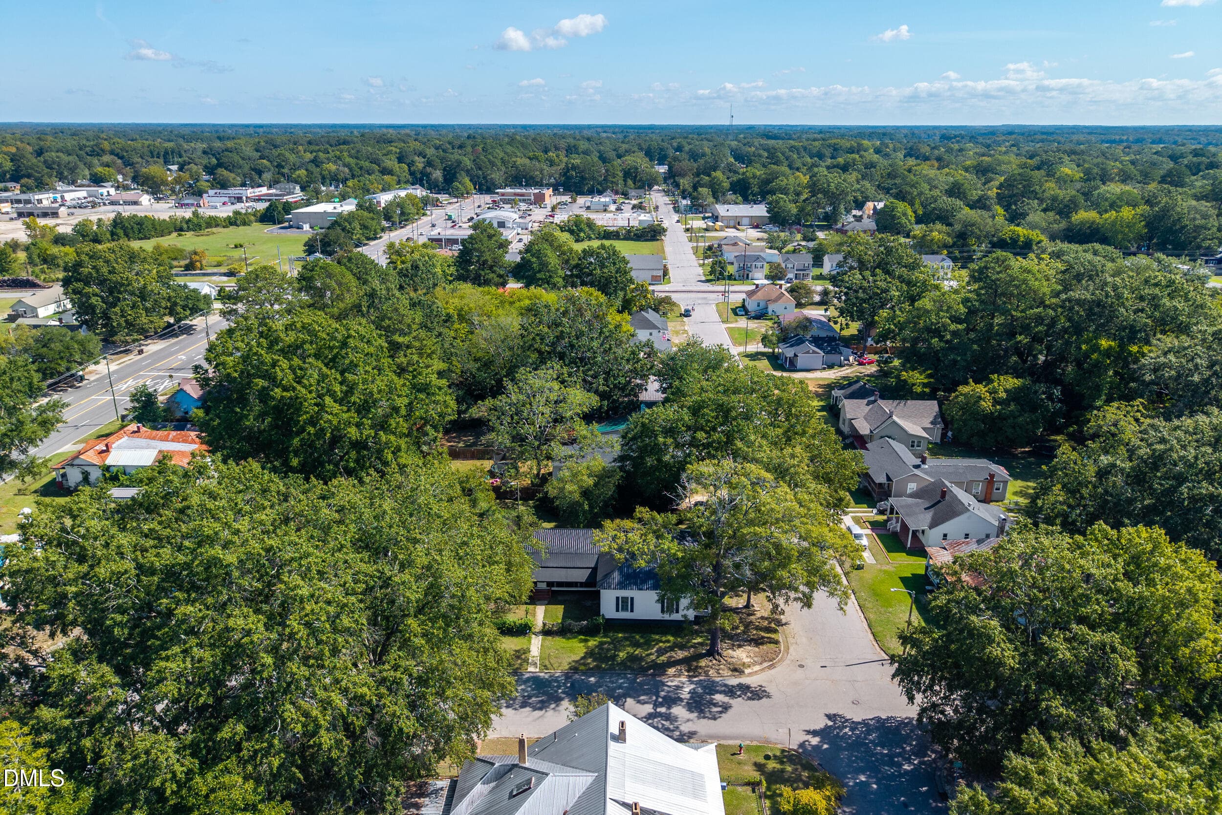 Aerial View - 412 W Walnut Street, Tarboro, NC 27886