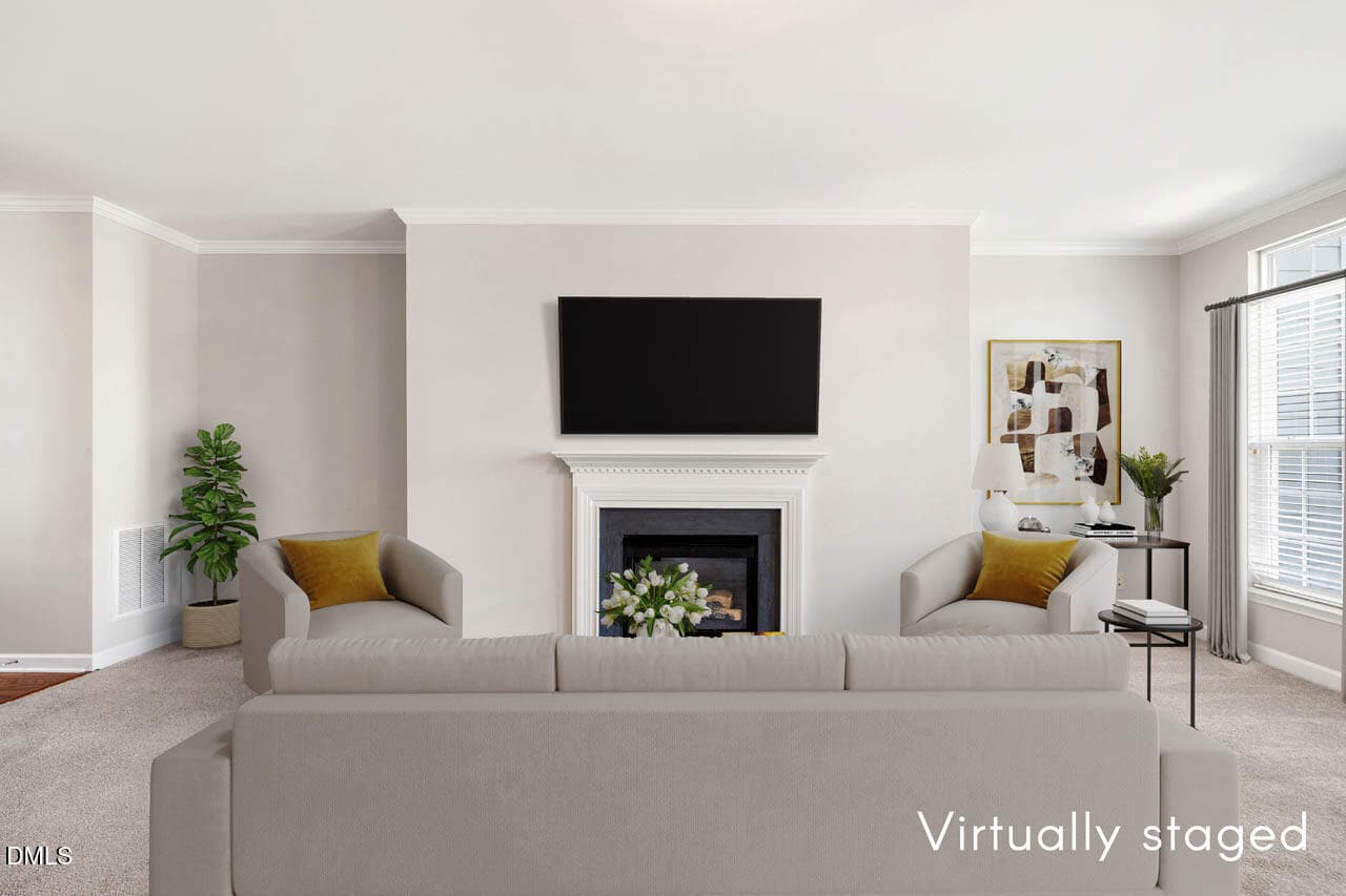 Living Area - 255 Bally Shannon Way, Apex, NC 27539