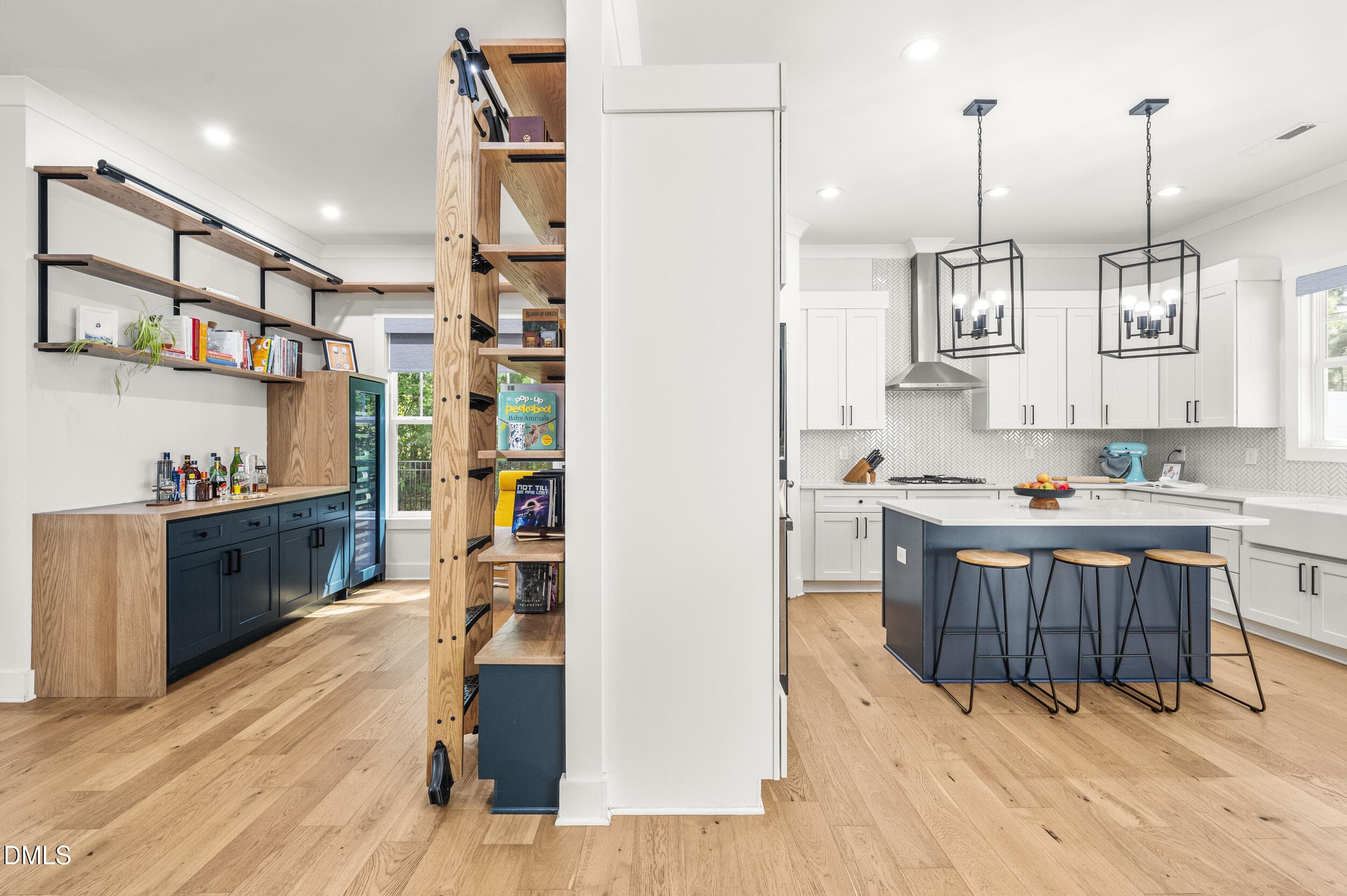 Library/Kitchen - 529 Kings Lake Way, Durham, NC 27703