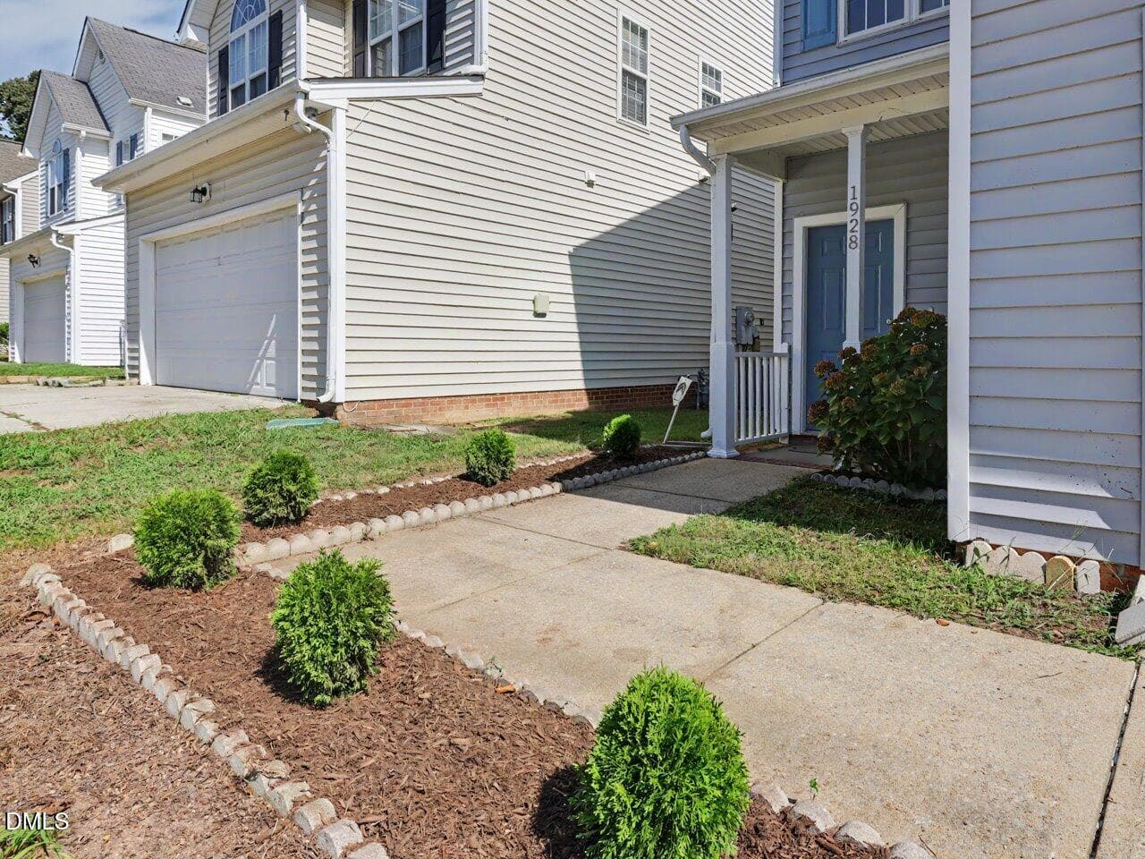 04-Front Walkway - 1928 Shadow Glen Drive, Raleigh, NC 27604