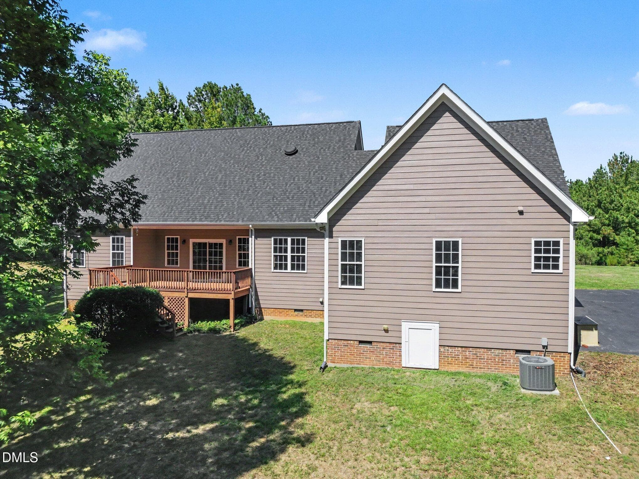 Backyard - 606 Old Chestnut Crossing, Moncure, NC 27559