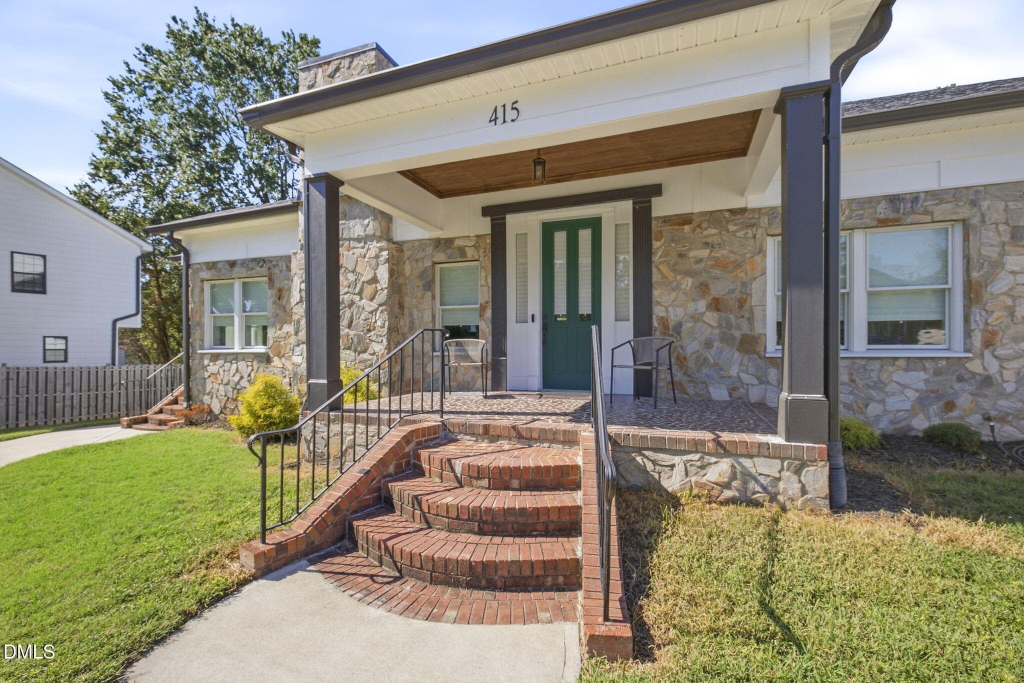 Stone Facade - 415 Cecil Street, Durham, NC 27707