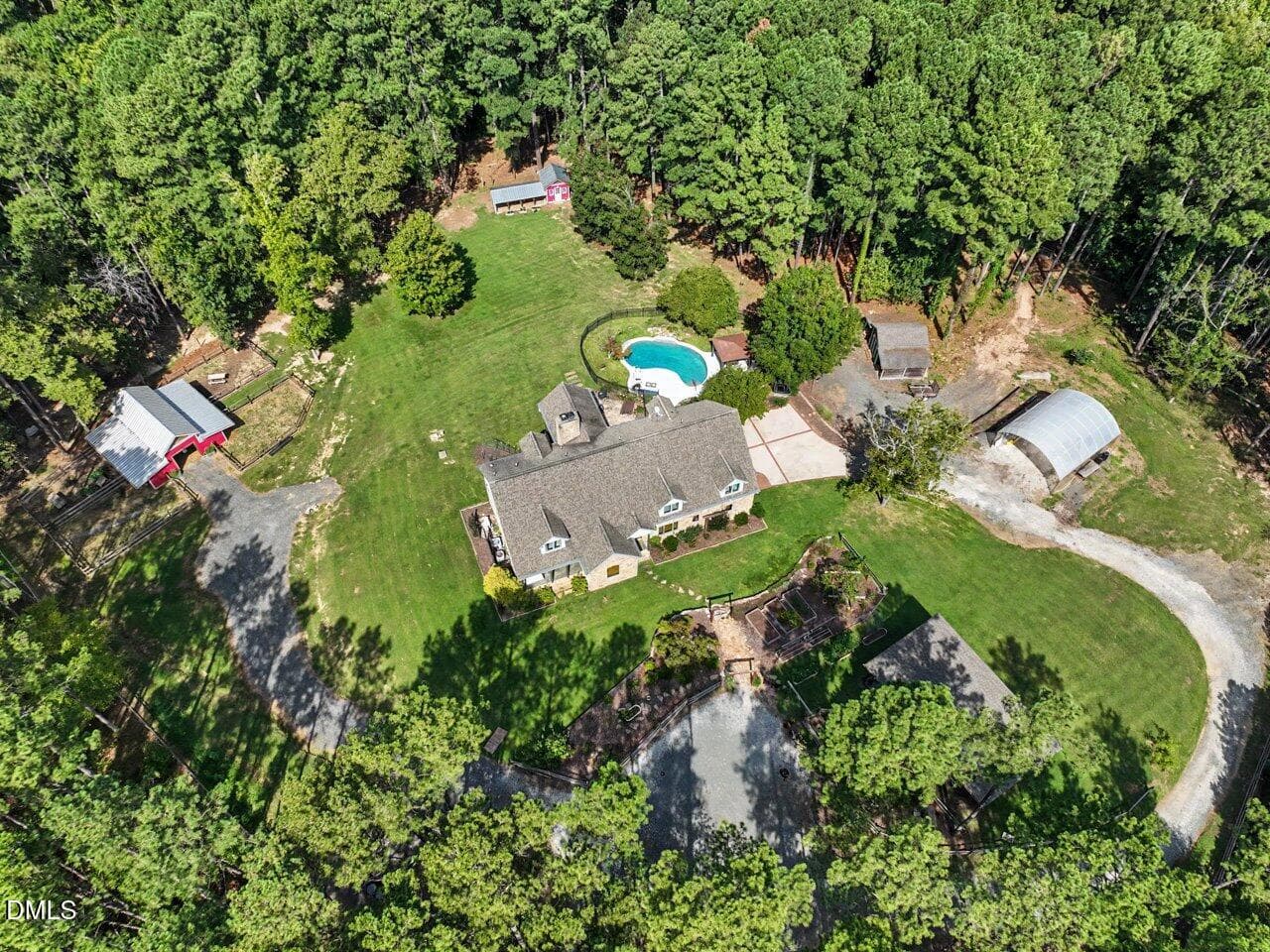 235-Aerial View - 1101 New Hope Church Road, Apex, NC 27523