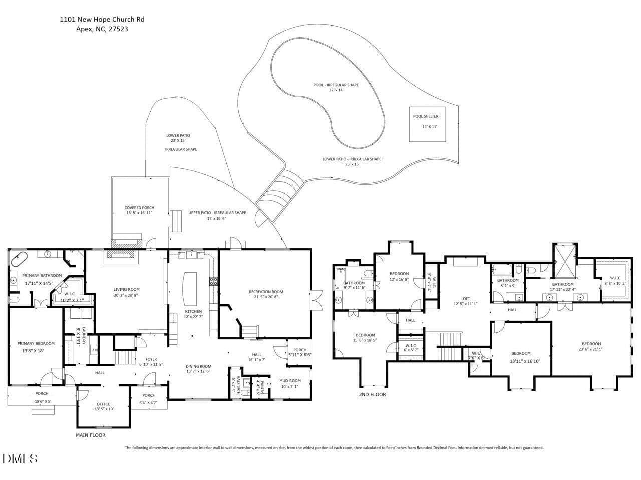 001-1101NewHopeChurchRd - Floor Plan - 1101 New Hope Church Road, Apex, NC 27523