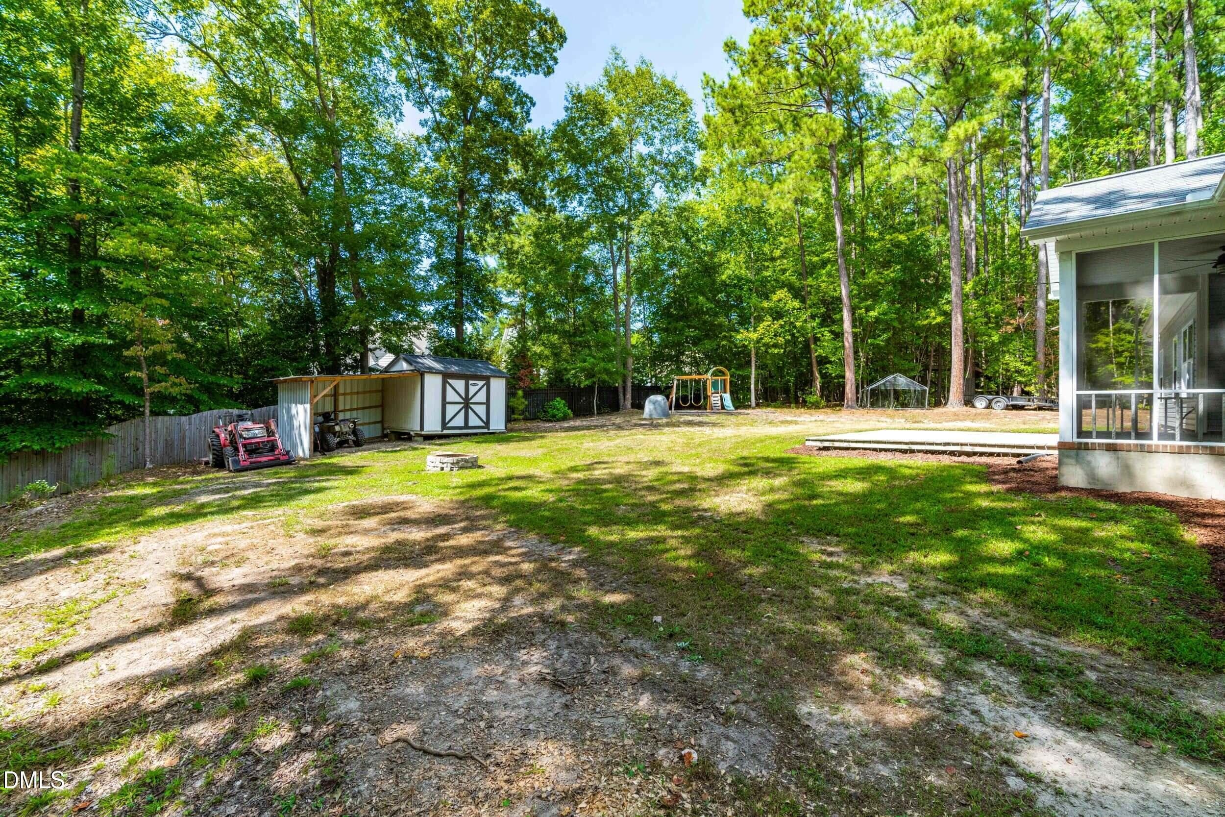 Back Yard - 145 Talicud Trail, Apex, NC 27539