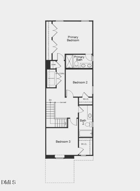 2nd Floor Layout - 1127 Goldenshrub Street, Durham, NC 27704