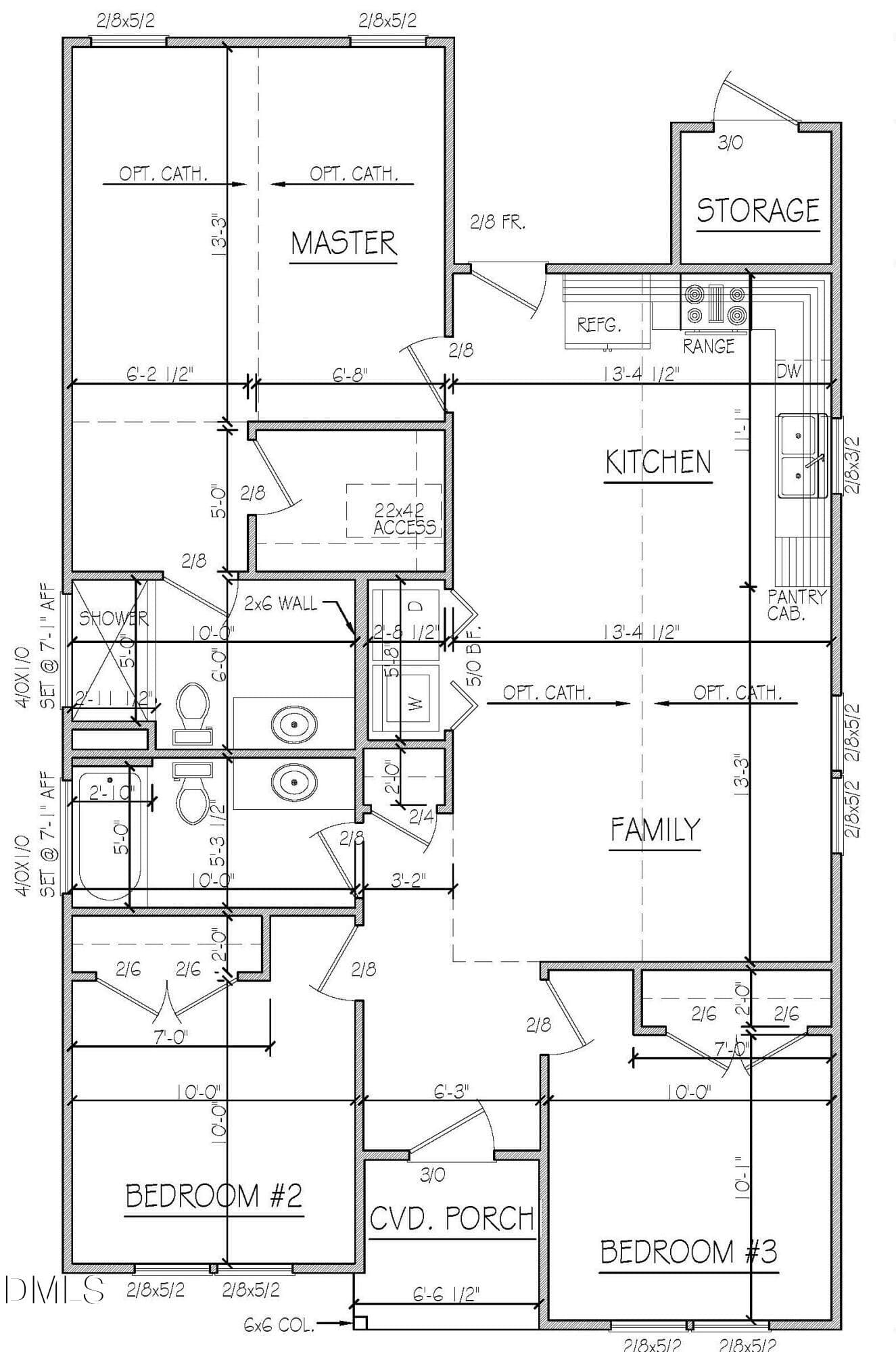 House Plans.Chestnut Elev B.CP0005_Page_ - 12500 W Pamlico Street, Middlesex, NC 27557, Middlesex