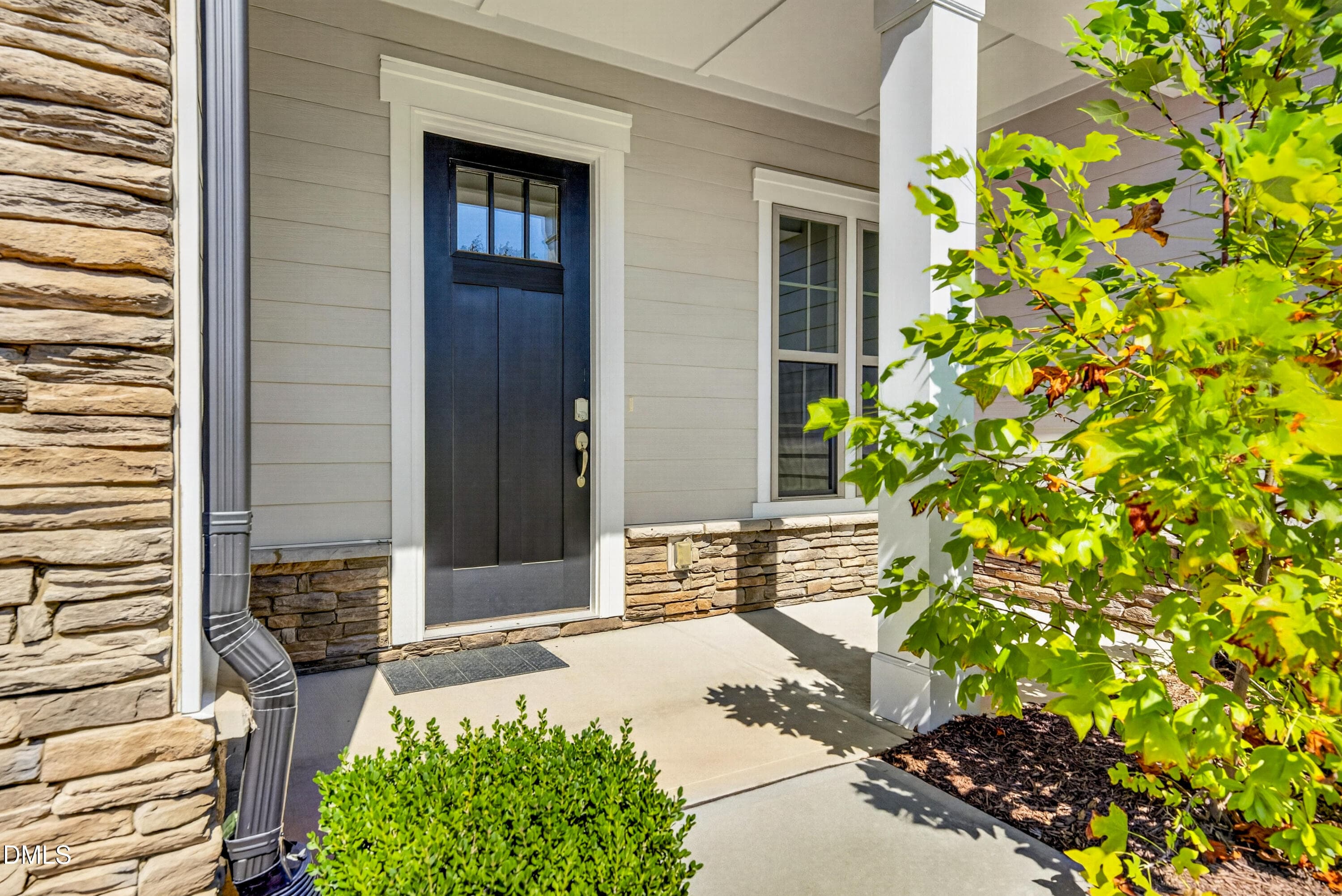 Covered front entry - 1016 Ashcliff Lane, Durham, NC 27703