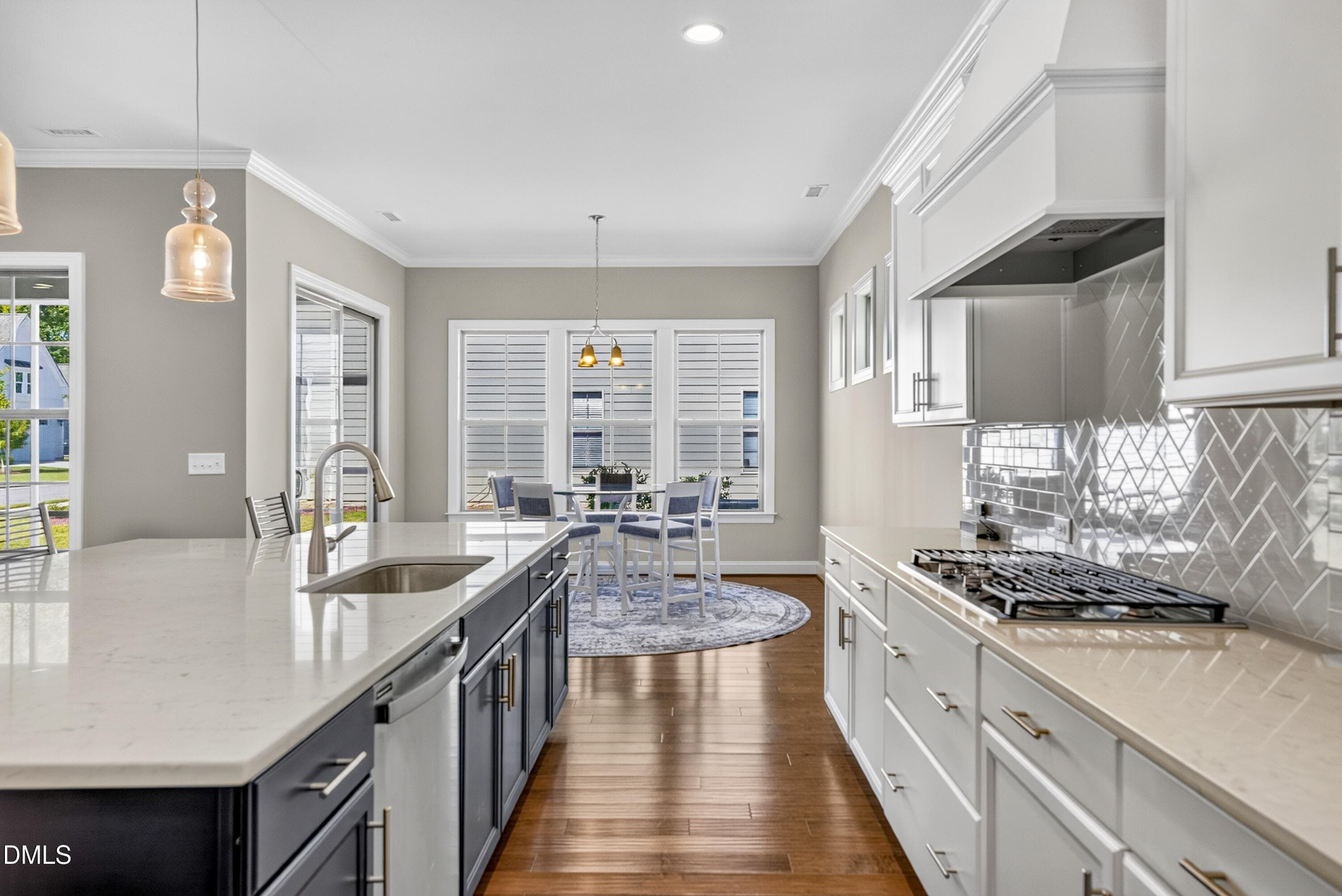 Kitchen toward breakfast area - 1016 Ashcliff Lane, Durham, NC 27703