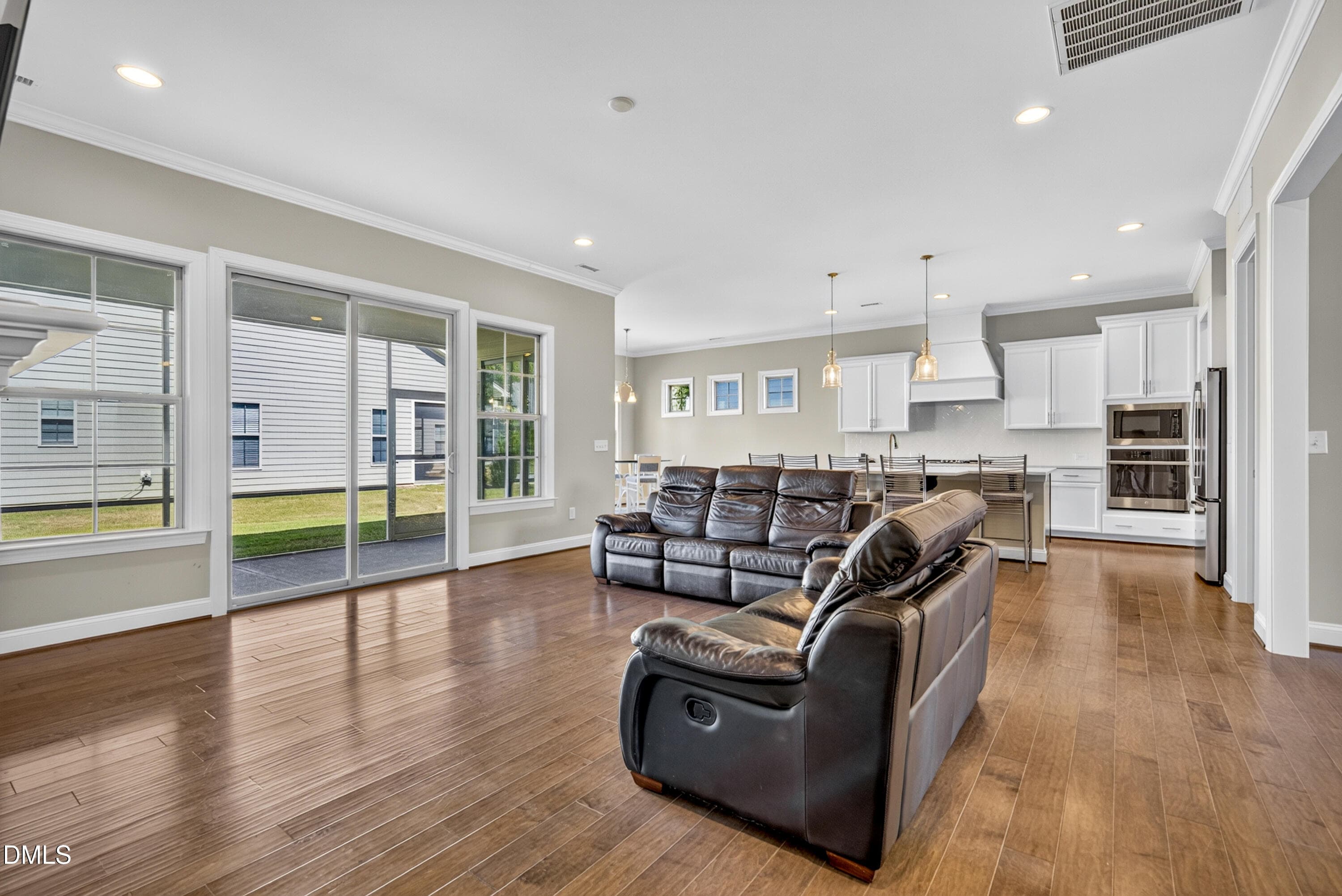 Living toward kitchen - 1016 Ashcliff Lane, Durham, NC 27703