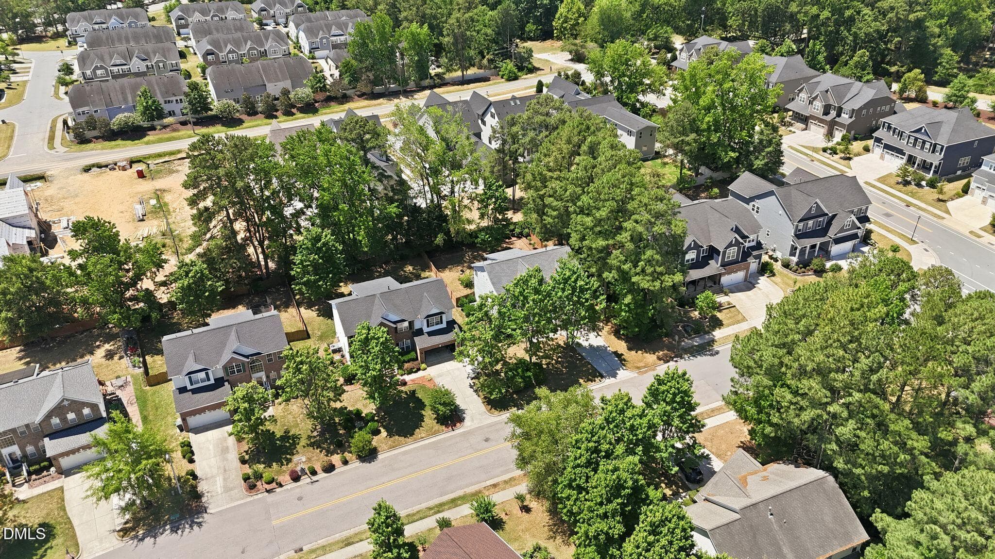 Aerial View - 205 Bethabara Lane, Cary, NC 27513