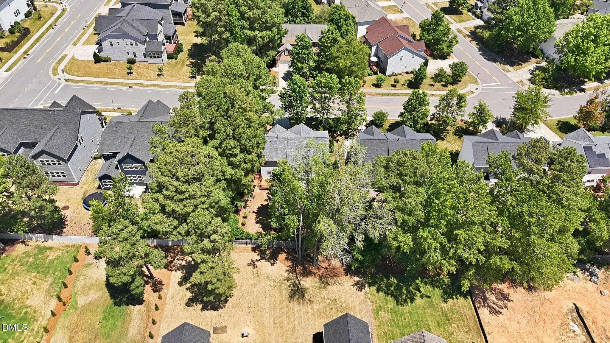 Aerial View - 205 Bethabara Lane, Cary, NC 27513