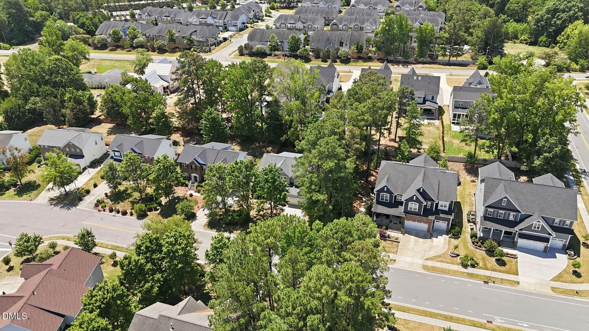 Aerial View - 205 Bethabara Lane, Cary, NC 27513
