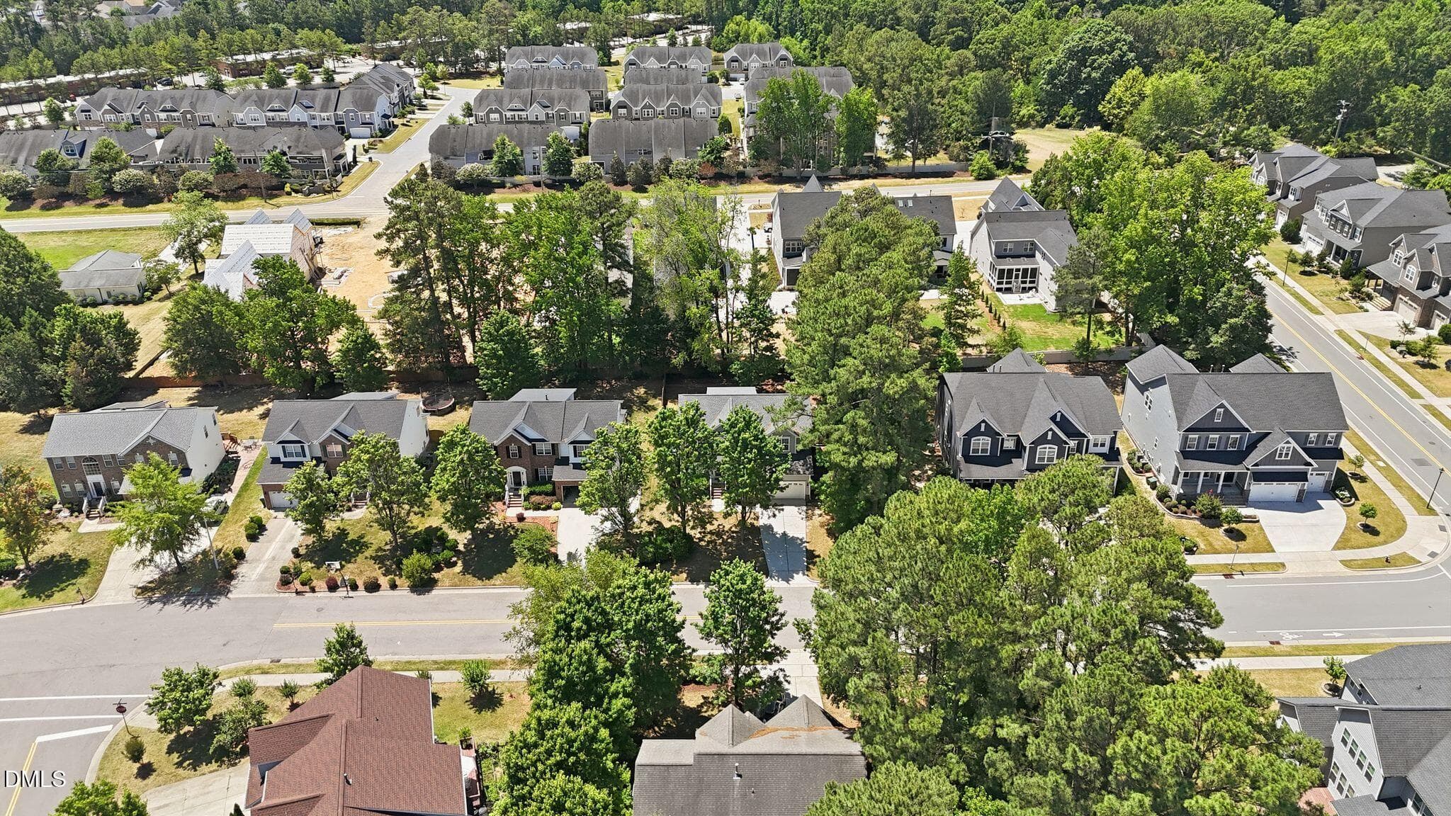 Aerial View - 205 Bethabara Lane, Cary, NC 27513