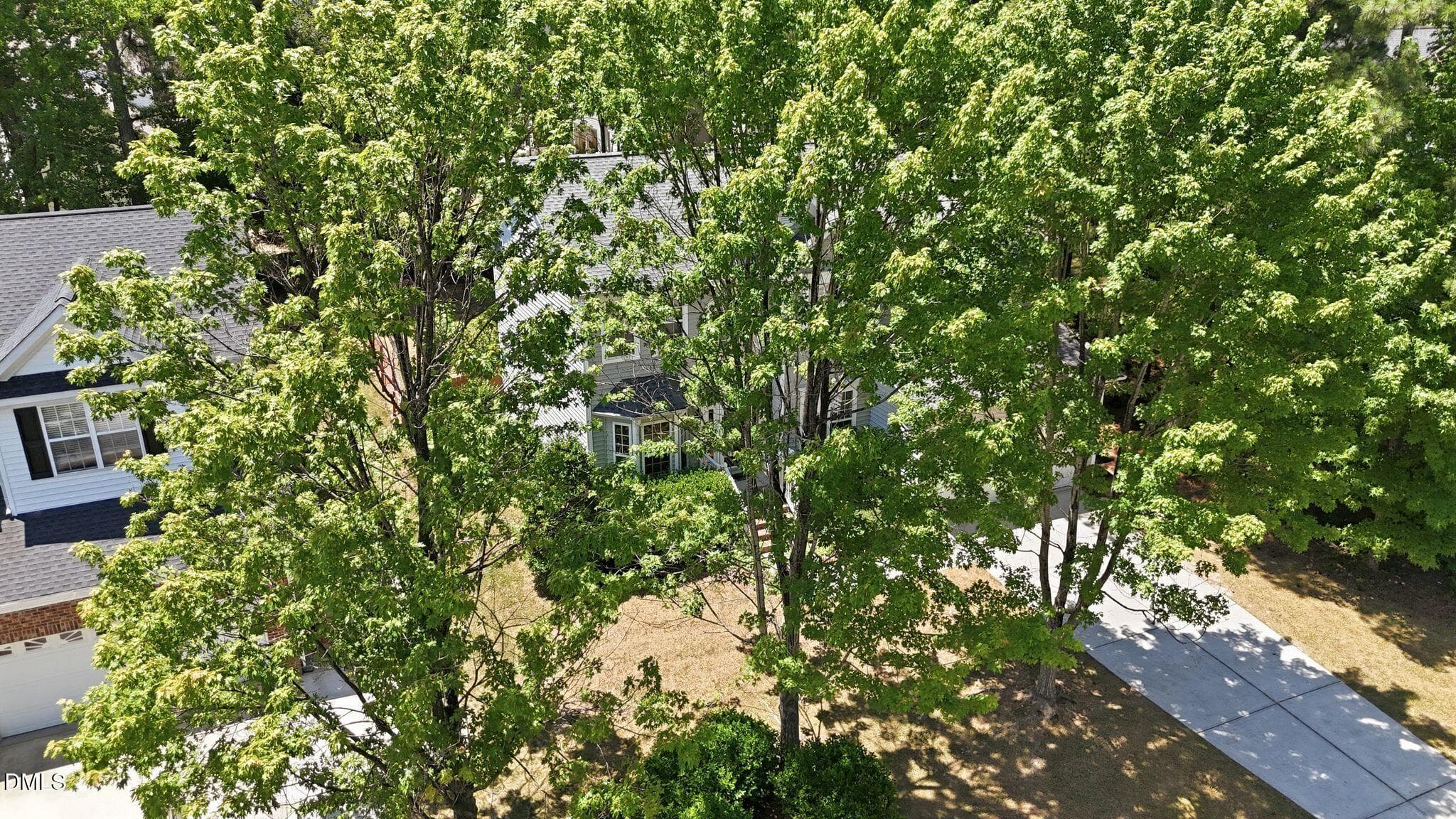 Aerial View - 205 Bethabara Lane, Cary, NC 27513