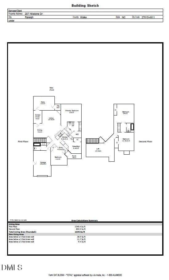 Floor Plans Hillstone - 207 Hillstone Drive, Raleigh, NC 27615