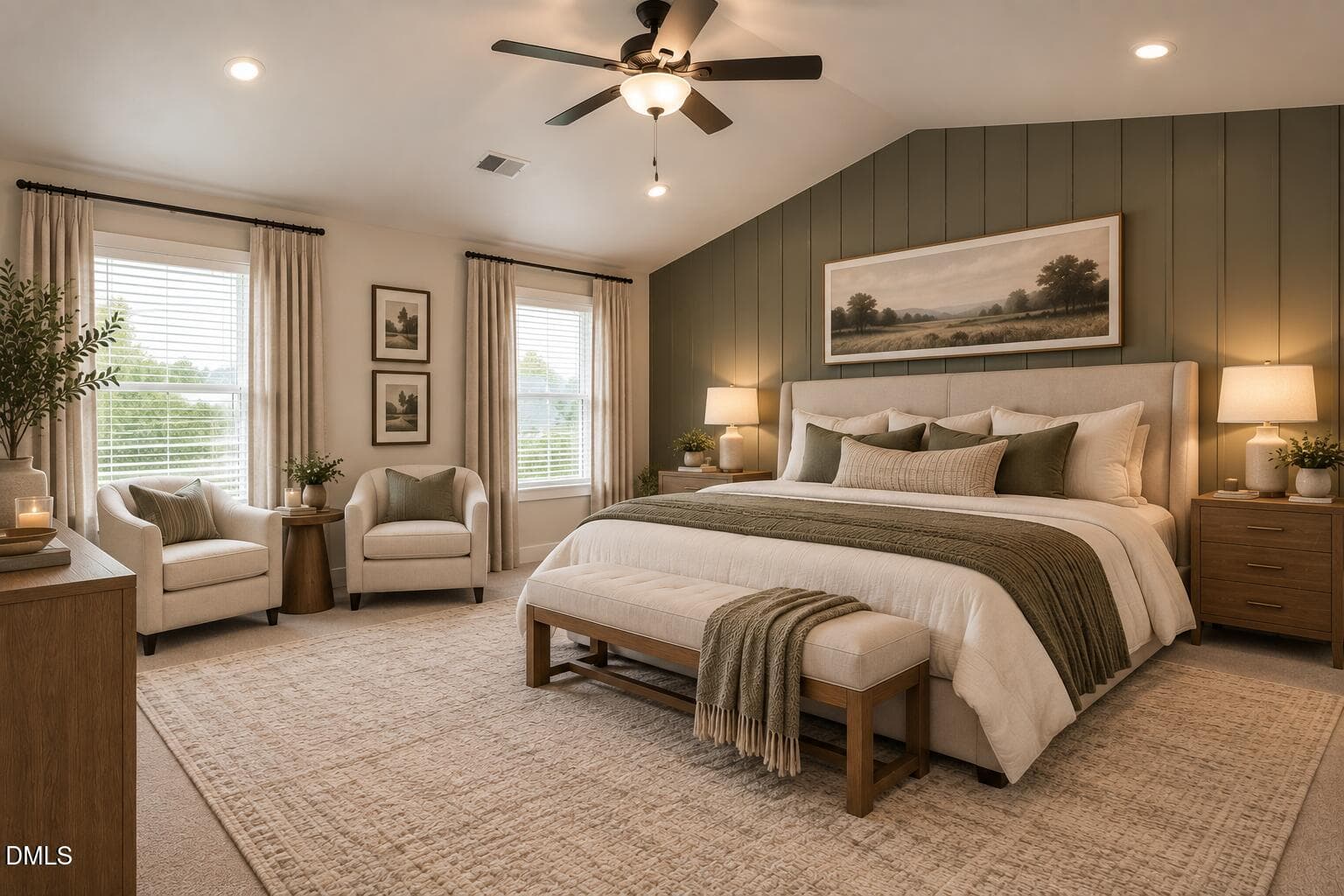 Palmer primary bedroom - 206 Custer Drive, Mebane, NC 27302