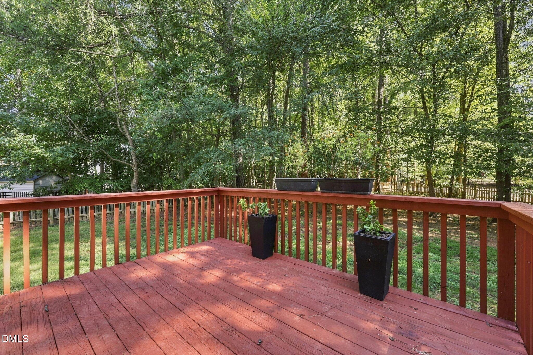 wilderness deck backyard 1 - 3118 Wilderness Road, Durham, NC 27712