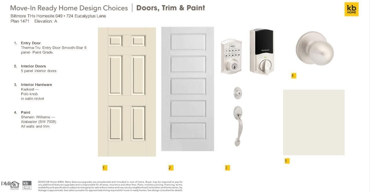 Doors Trim Paint - 724 Eucalyptus Lane, Raleigh, NC 27610