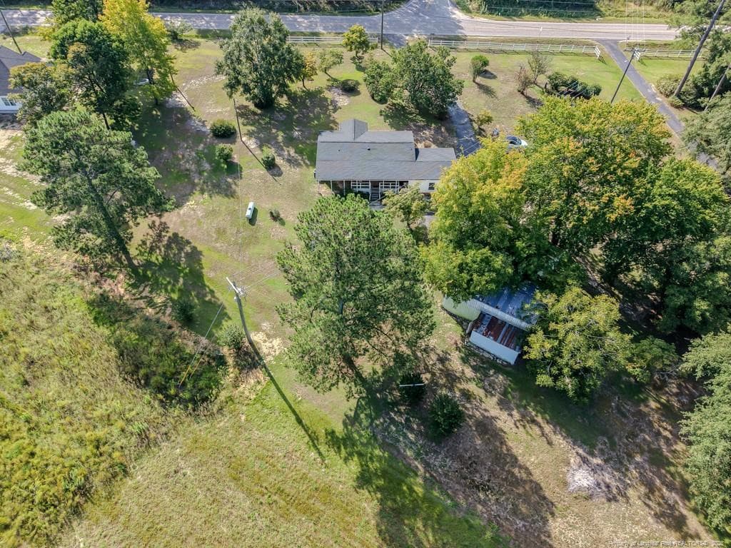 Aerial Rear View - 5110 Old US 421, Lillington, NC 27546
