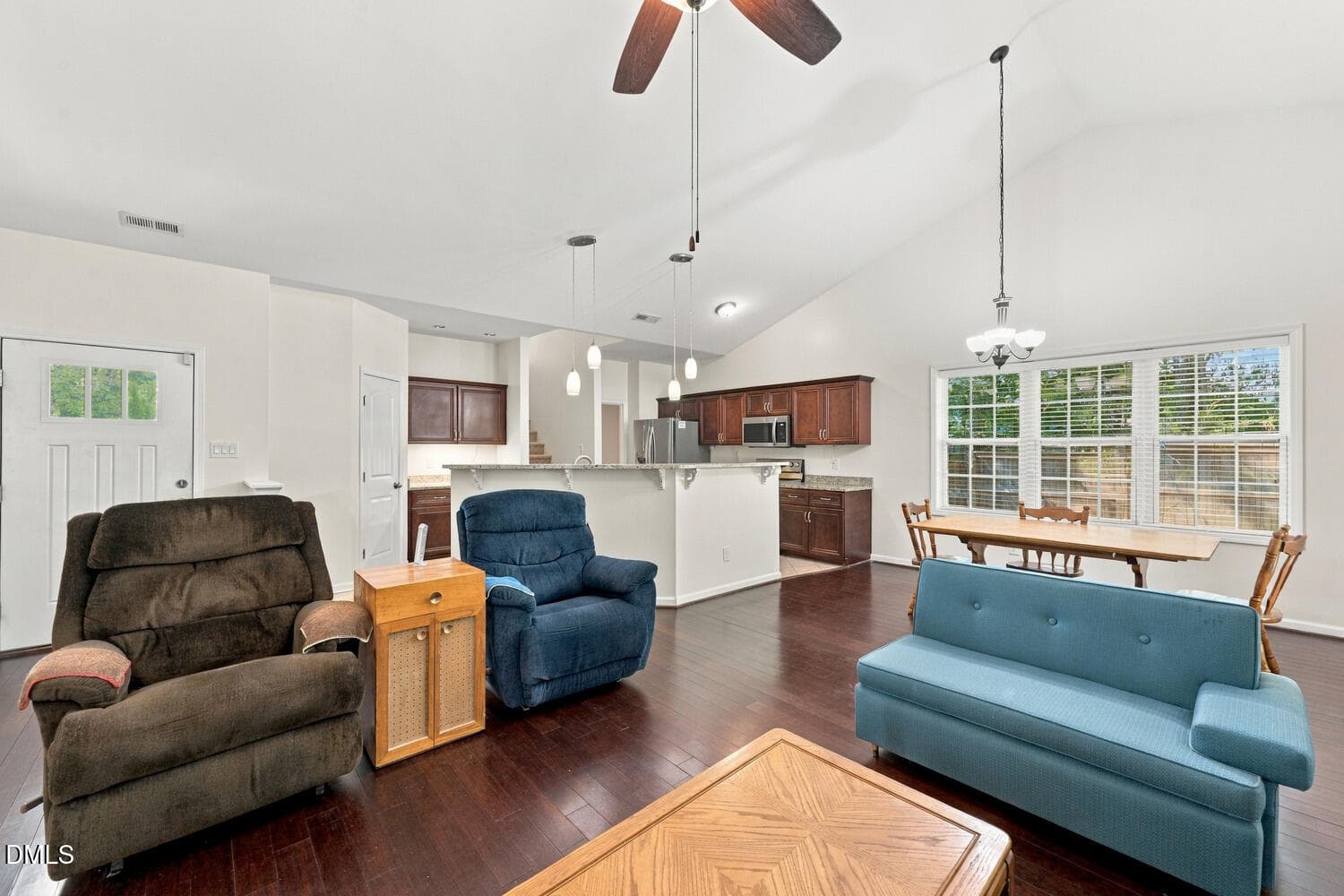 Living Room/Dining Room - 7221 Beau View Drive, Wendell, NC 27591