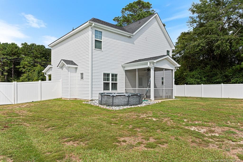 Rear view - 194 Doubletree Lane, Autryville, NC 28318, Autryville