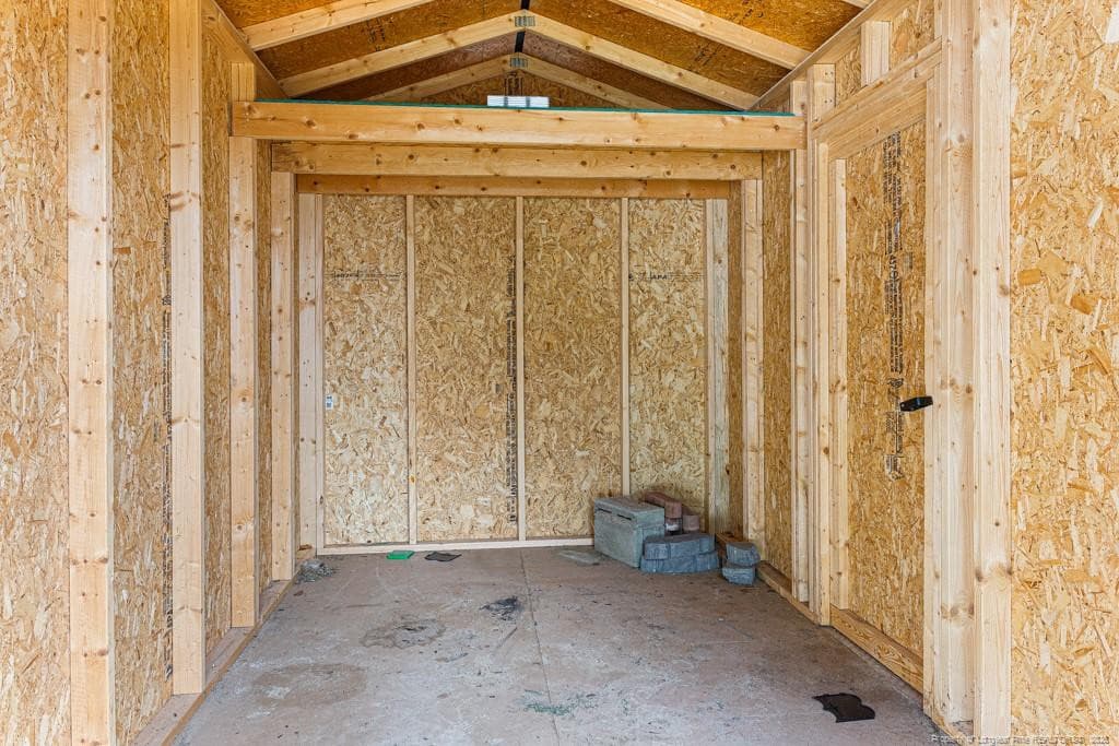 Shed interior - 194 Doubletree Lane, Autryville, NC 28318, Autryville
