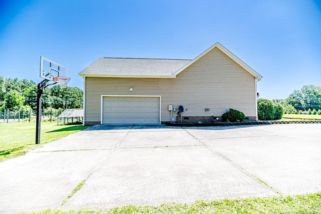 Left Side - Garage View - 10110 NC 27 Highway W, Lillington, NC 27546