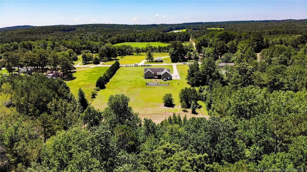 Aerial Rear View - 10110 NC 27 Highway W, Lillington, NC 27546