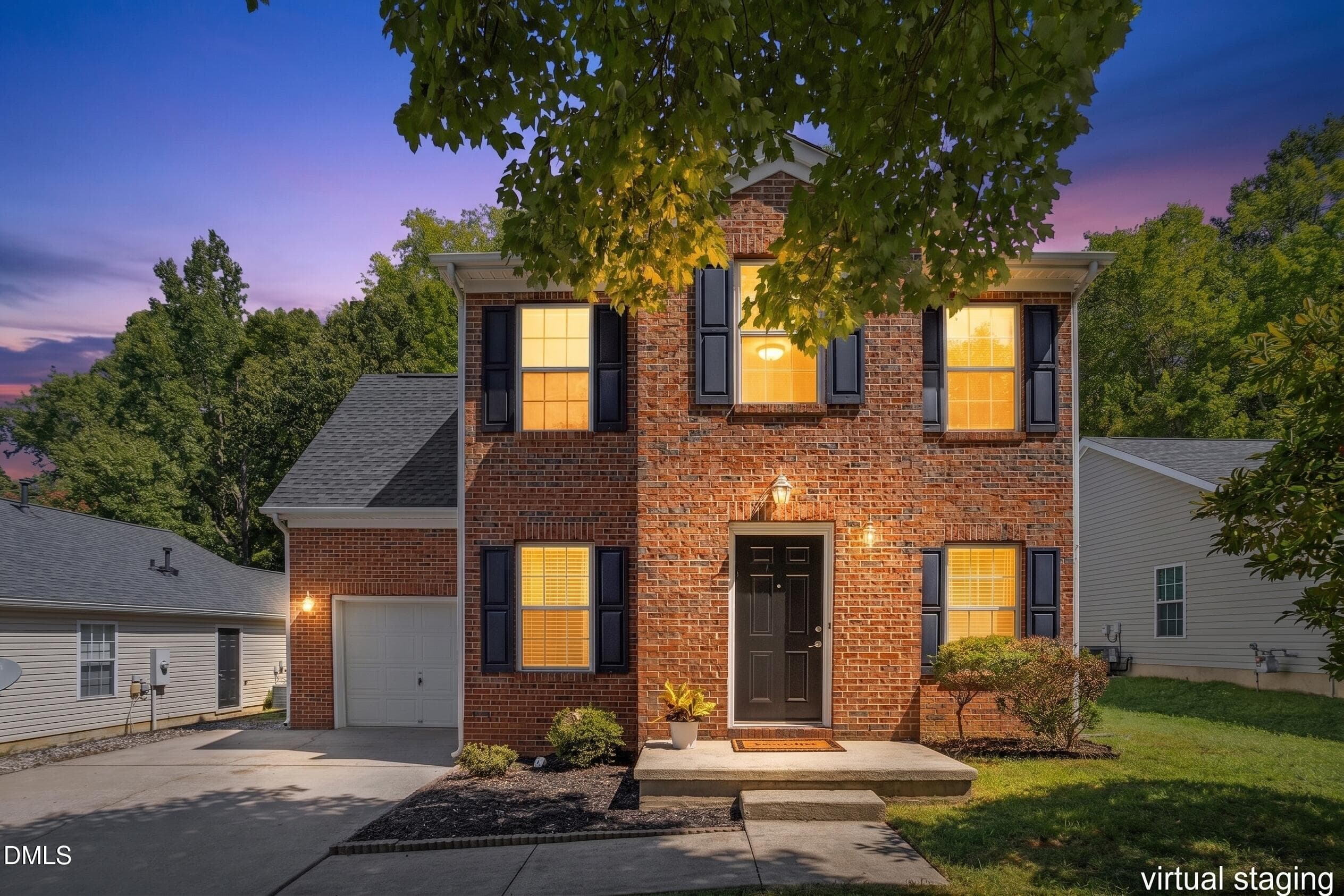 night - 121 Evening Star Drive, Apex, NC 27502