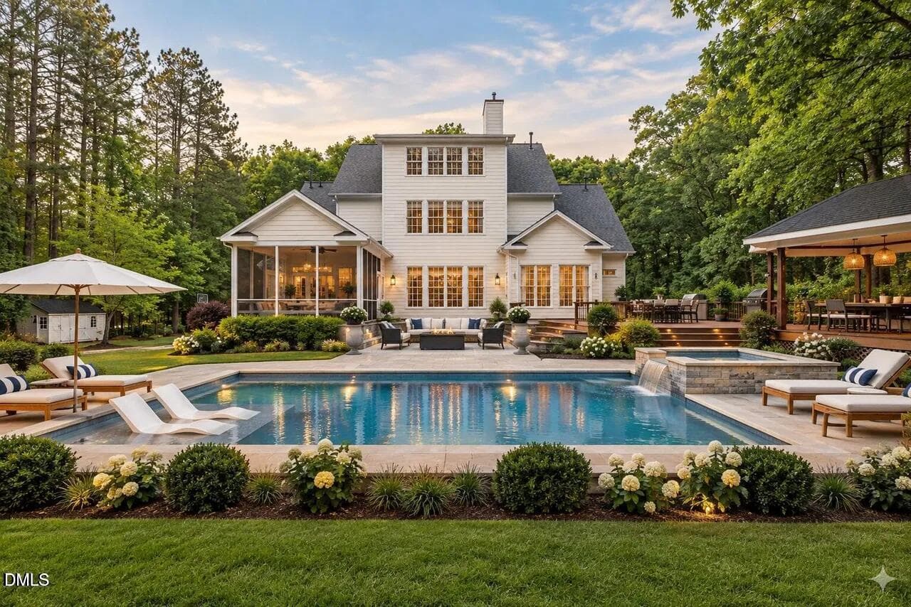 AI Pool Inspiration - 584 Olde Thompson Creek Road, Apex, NC 27523