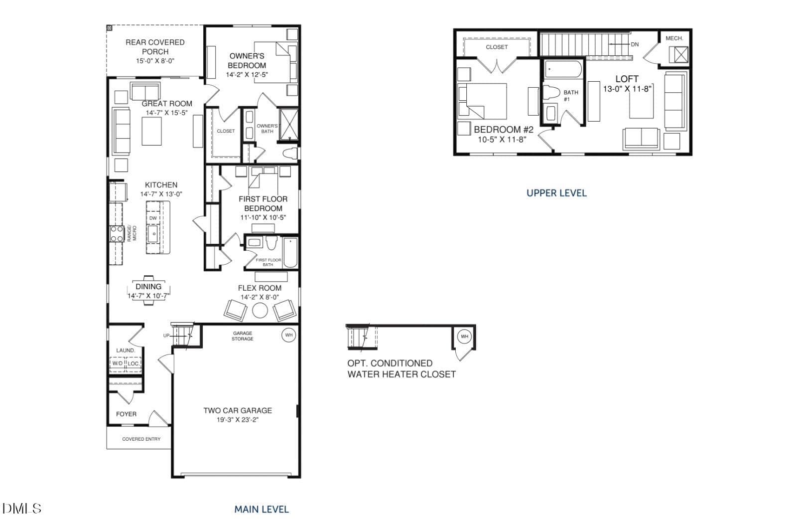05 Fairview floorplan - 8671 Ladybug Drive, Bailey, NC 27807, Bailey