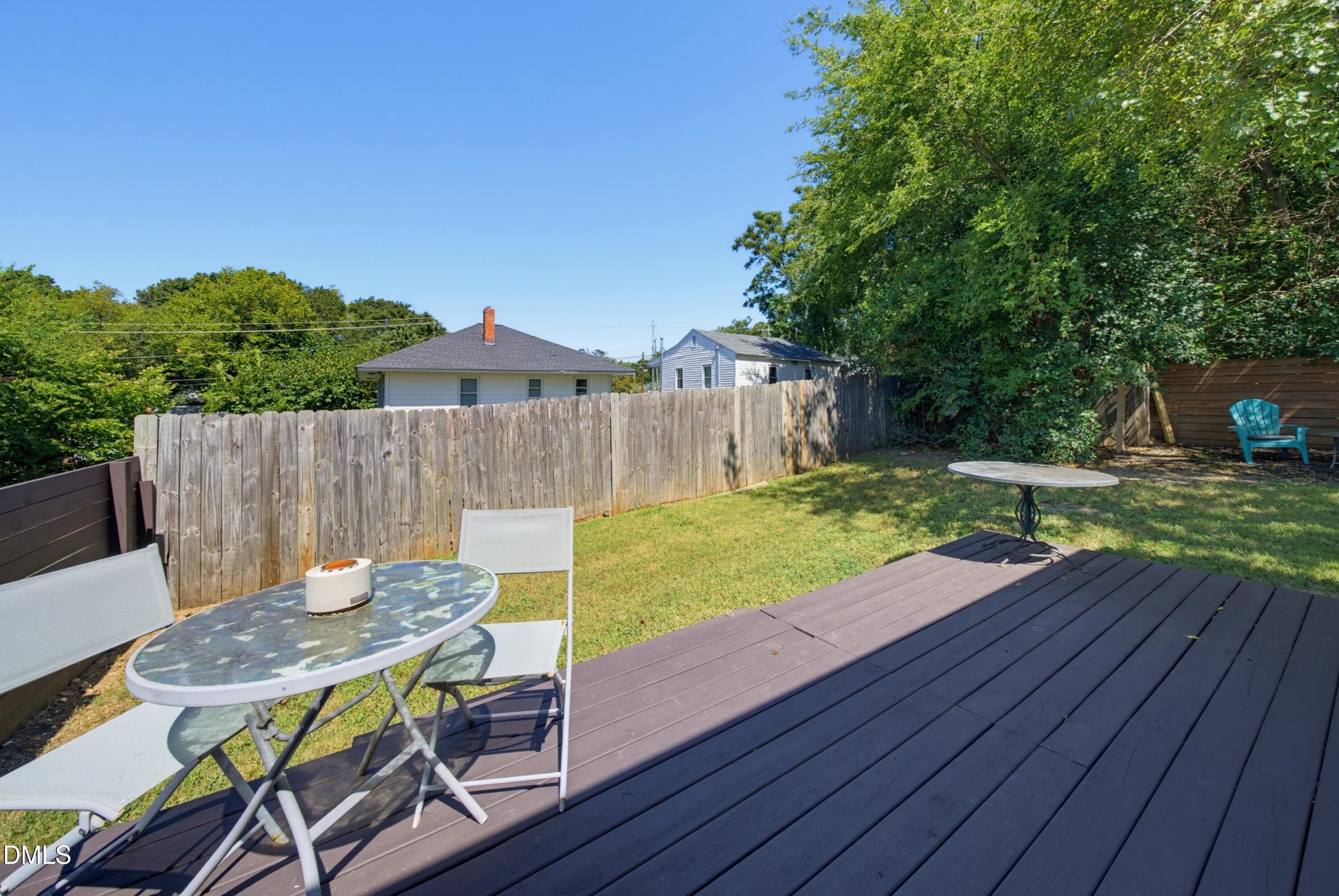 Back deck - 601 Quarry Street, Raleigh, NC 27601