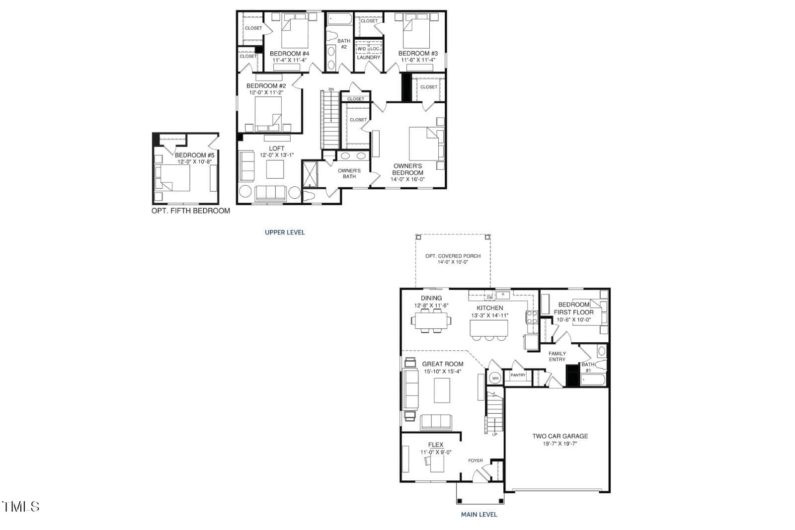 01b Hazel Floorplan - 60 Day Song Court, Lillington, NC 27546