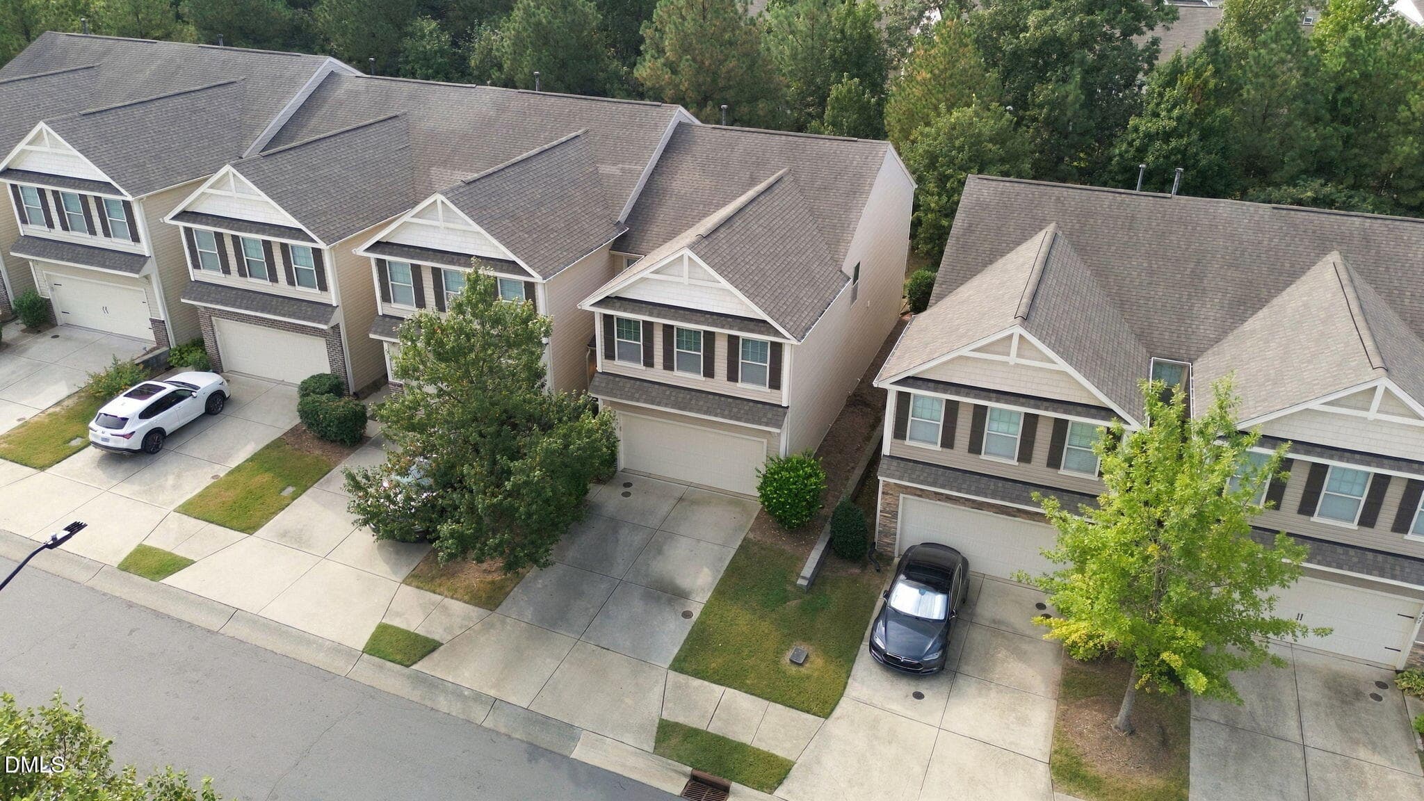 Exterior Front-Aerial View - 421 Shakespeare Drive, Morrisville, NC 27560, Morrisville