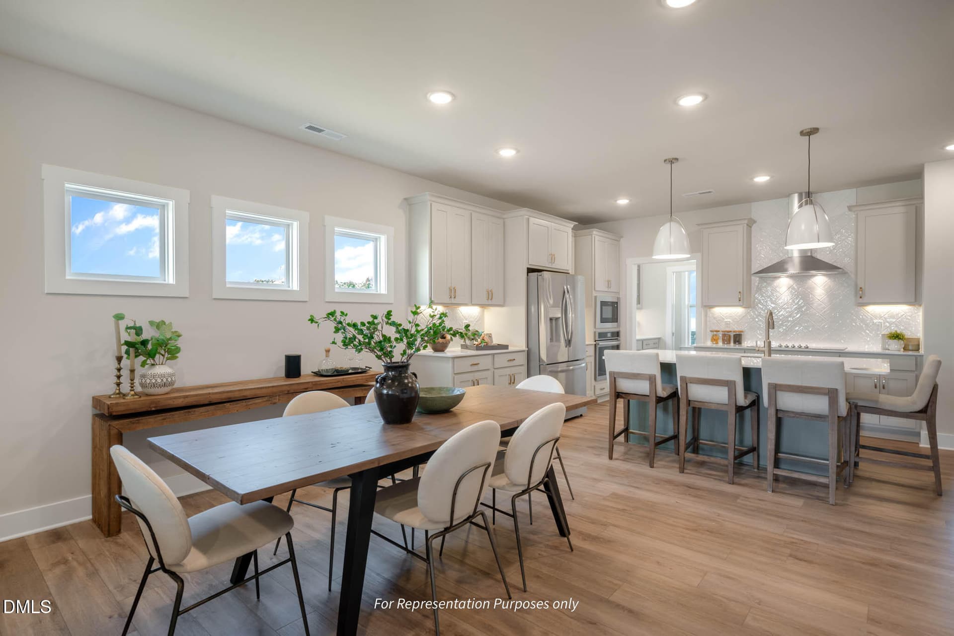 Clayton Staged w_ Messy and gourmet kitc - 480 Merritt Lk Avenue, Zebulon, NC 27597