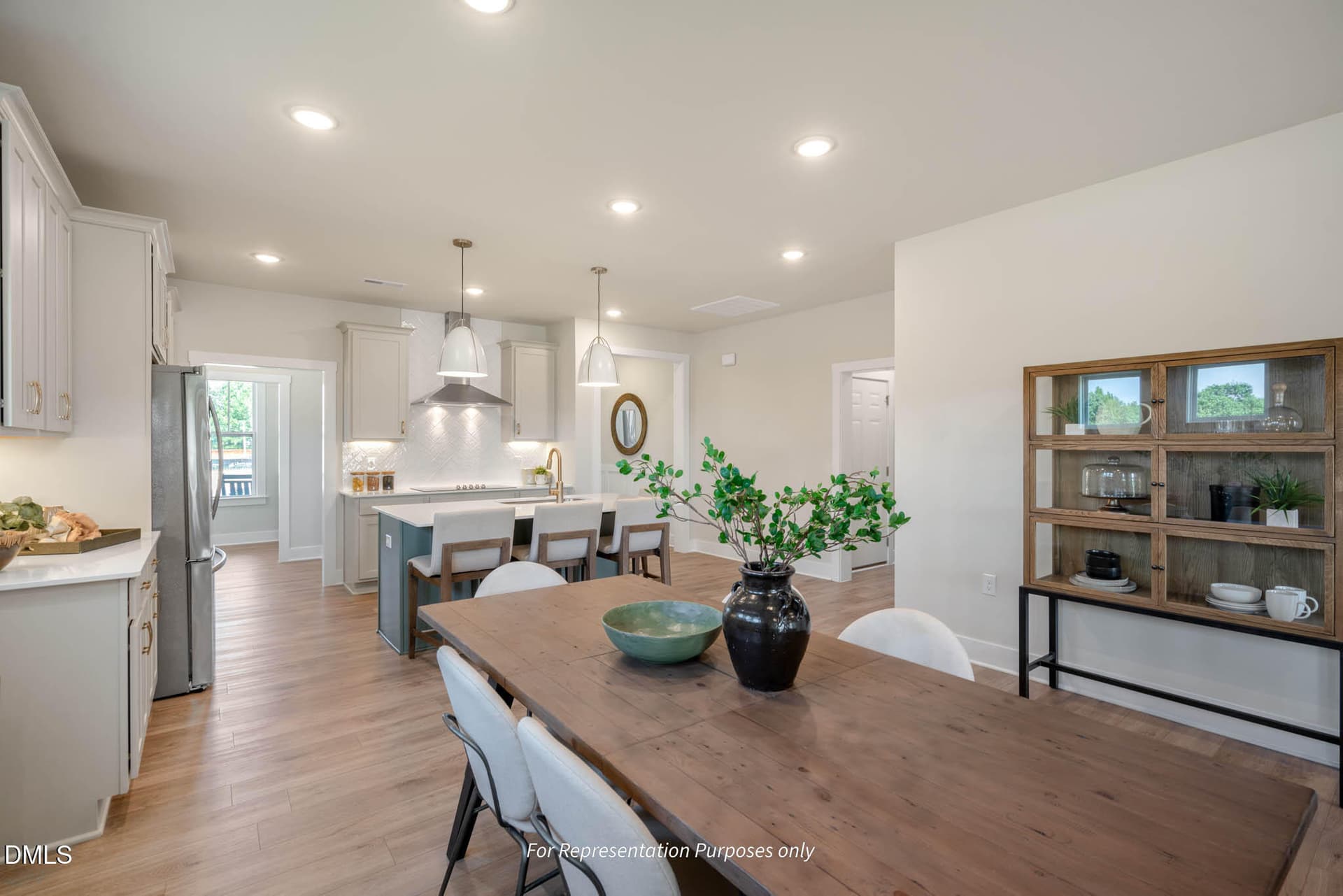 Clayton Staged w_ Messy and gourmet kitc - 480 Merritt Lk Avenue, Zebulon, NC 27597