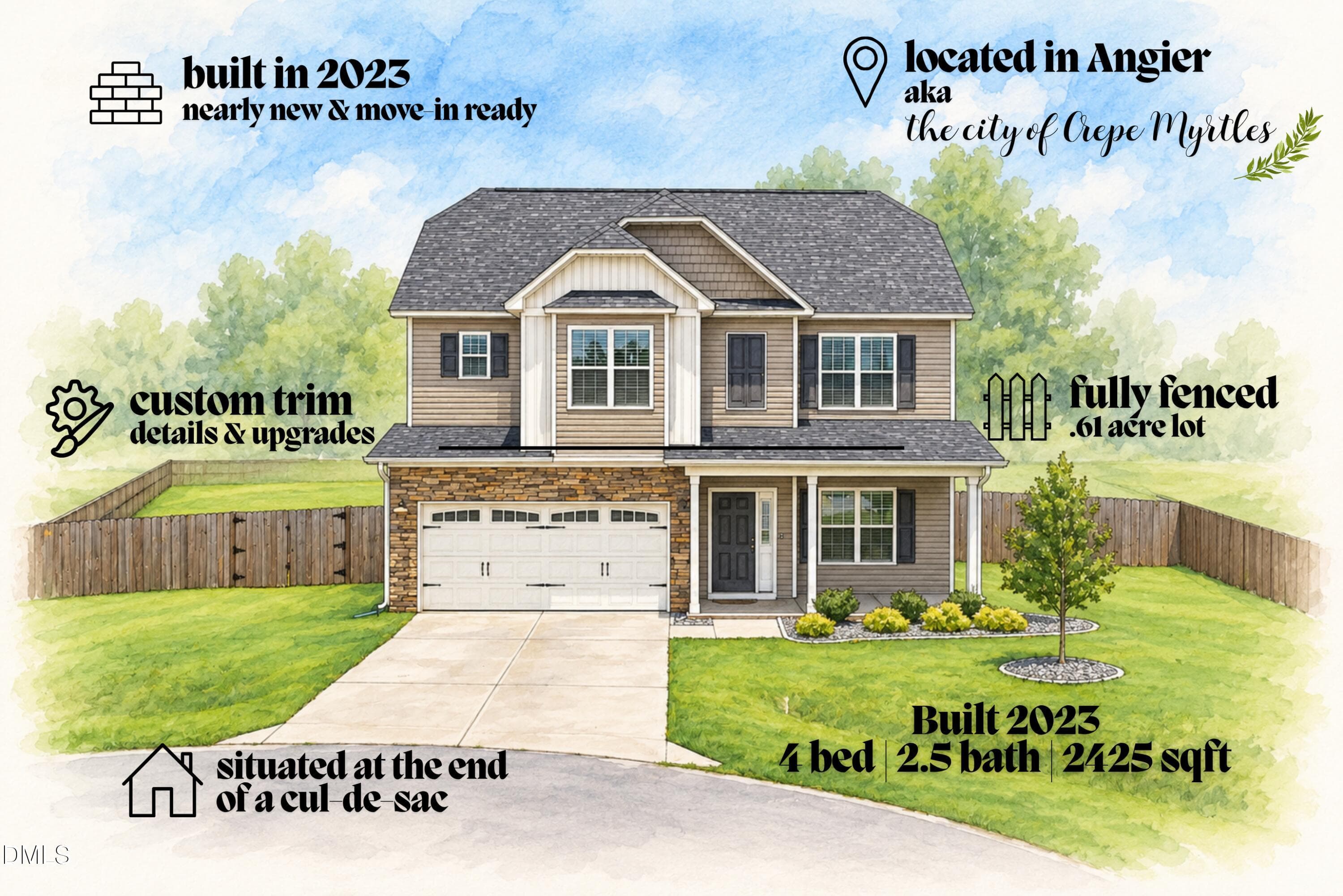 118 W Sand Luggs Court, Angier, NC 27501