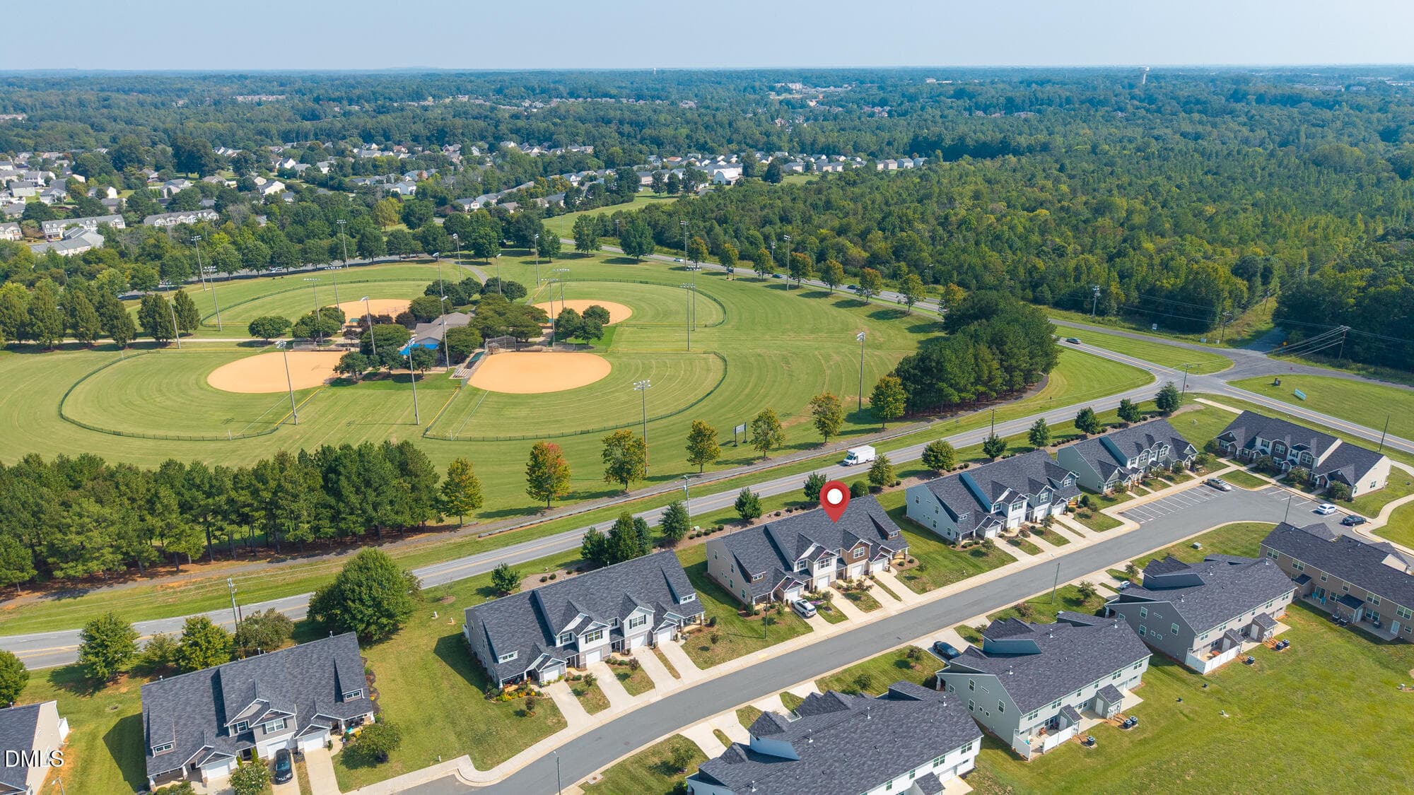 Aerial - 7552 Oliver Park Drive, Whitsett, NC 27377