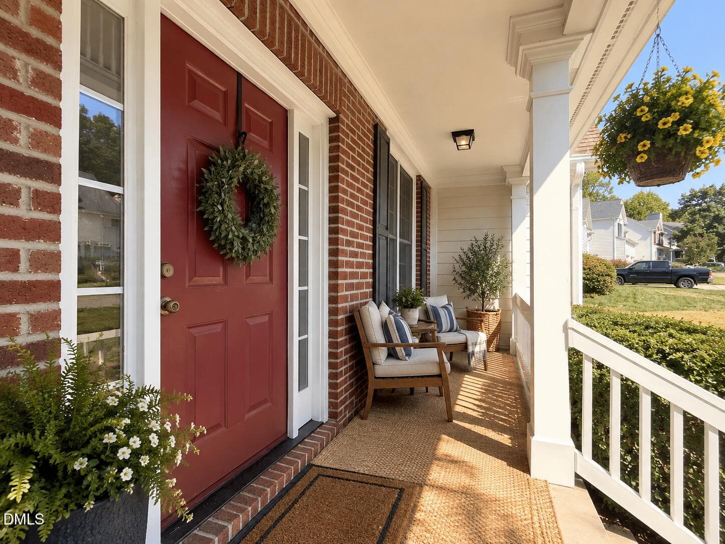 Front Porch (Staged) - 4720 Alderbrook Lane, Durham, NC 27713
