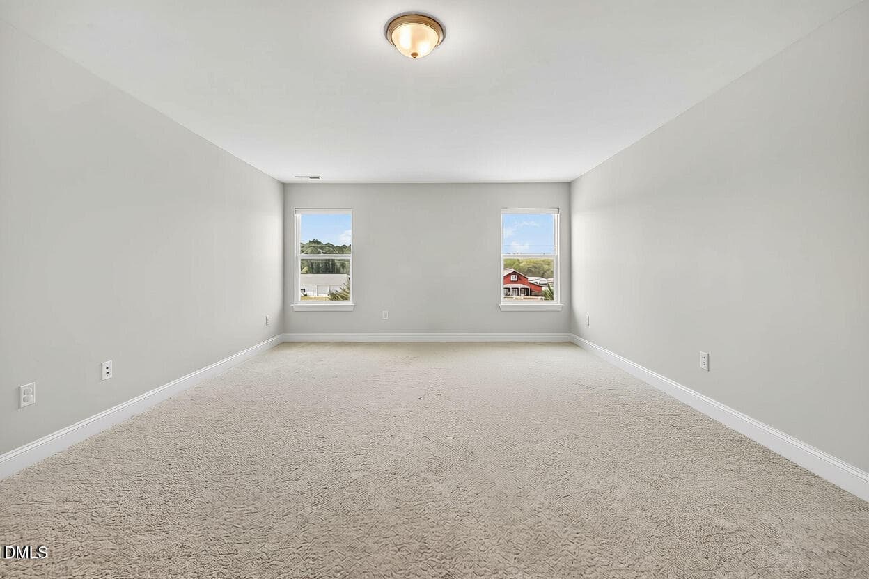 Bonus Room Empty towards windows - 4324 Beckel Road, Willow Springs, NC 27592, Willow Springs