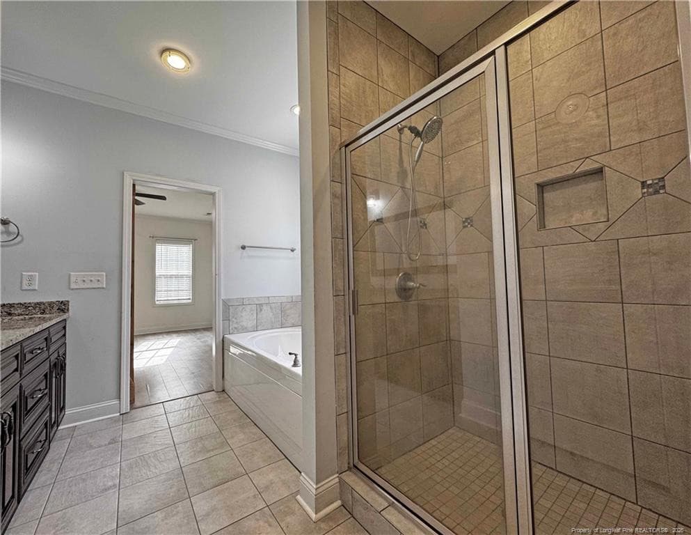 Owner Suite Bath - 265 Dewey Drive, Vass, NC 28315