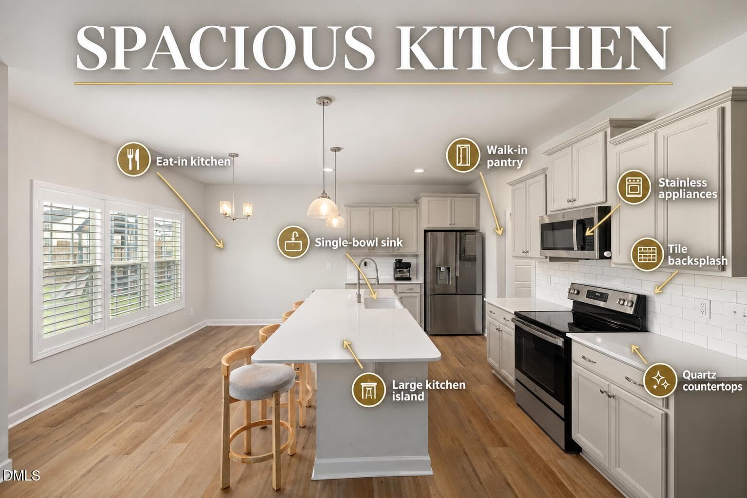 Kitchen - 118 W Sand Luggs Court, Angier, NC 27501