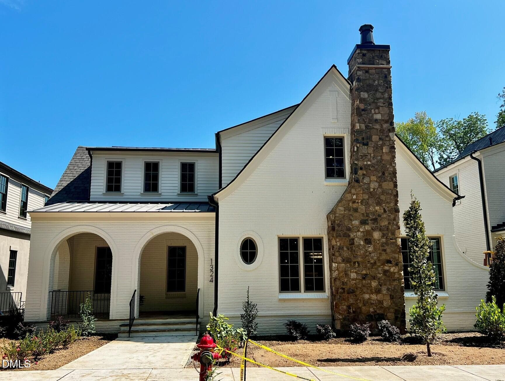 front elevation - 1324 Eldon Circle, Durham, NC 27707