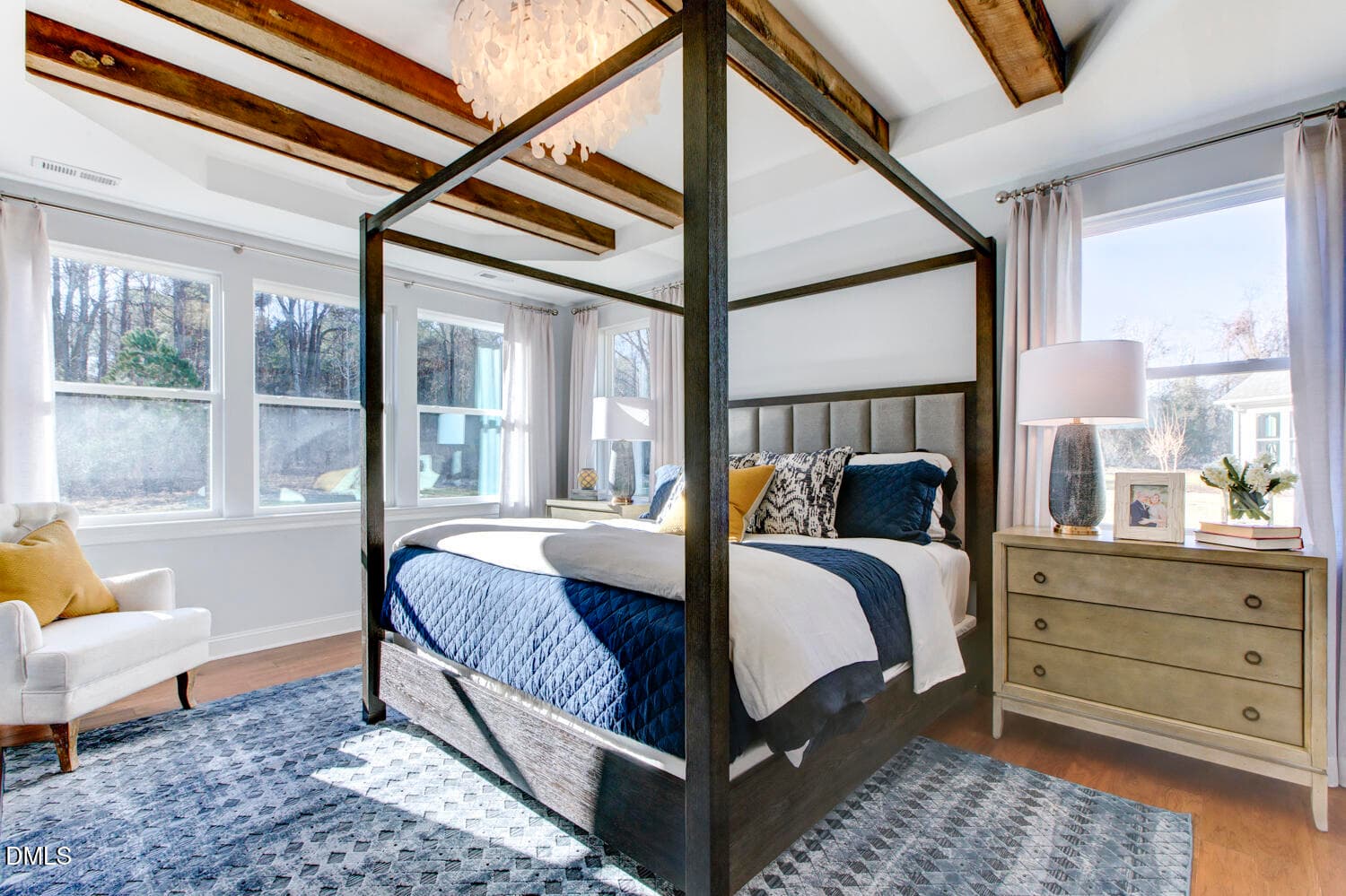 Mayfair model primary bed - 40 Ivy Ridge Way, Youngsville, NC 27596