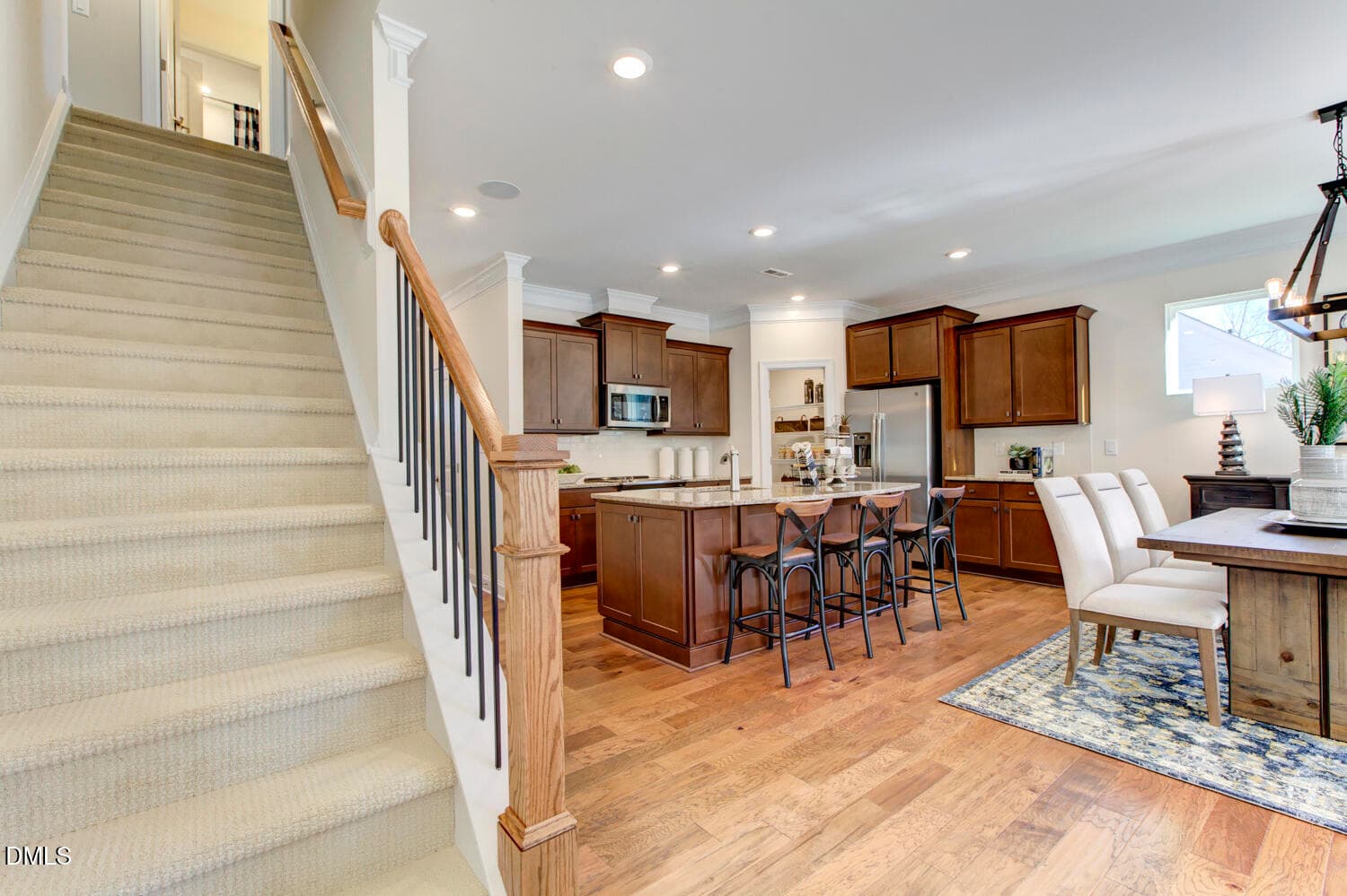 Mayfair model stairs - 40 Ivy Ridge Way, Youngsville, NC 27596
