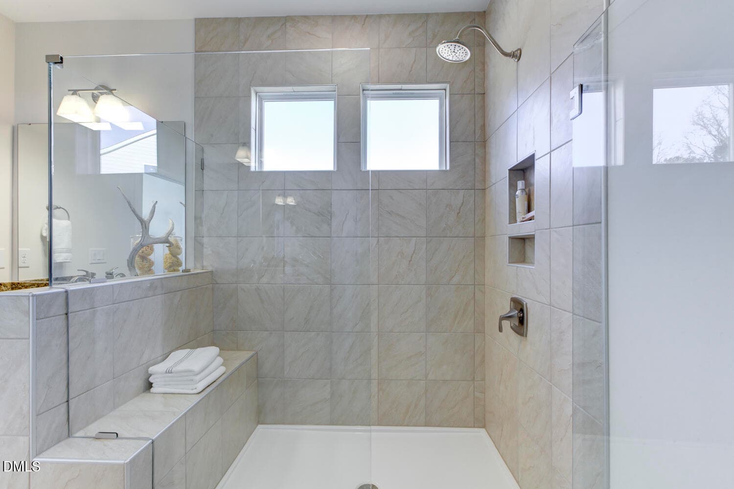 Mayfair model shower - 40 Ivy Ridge Way, Youngsville, NC 27596