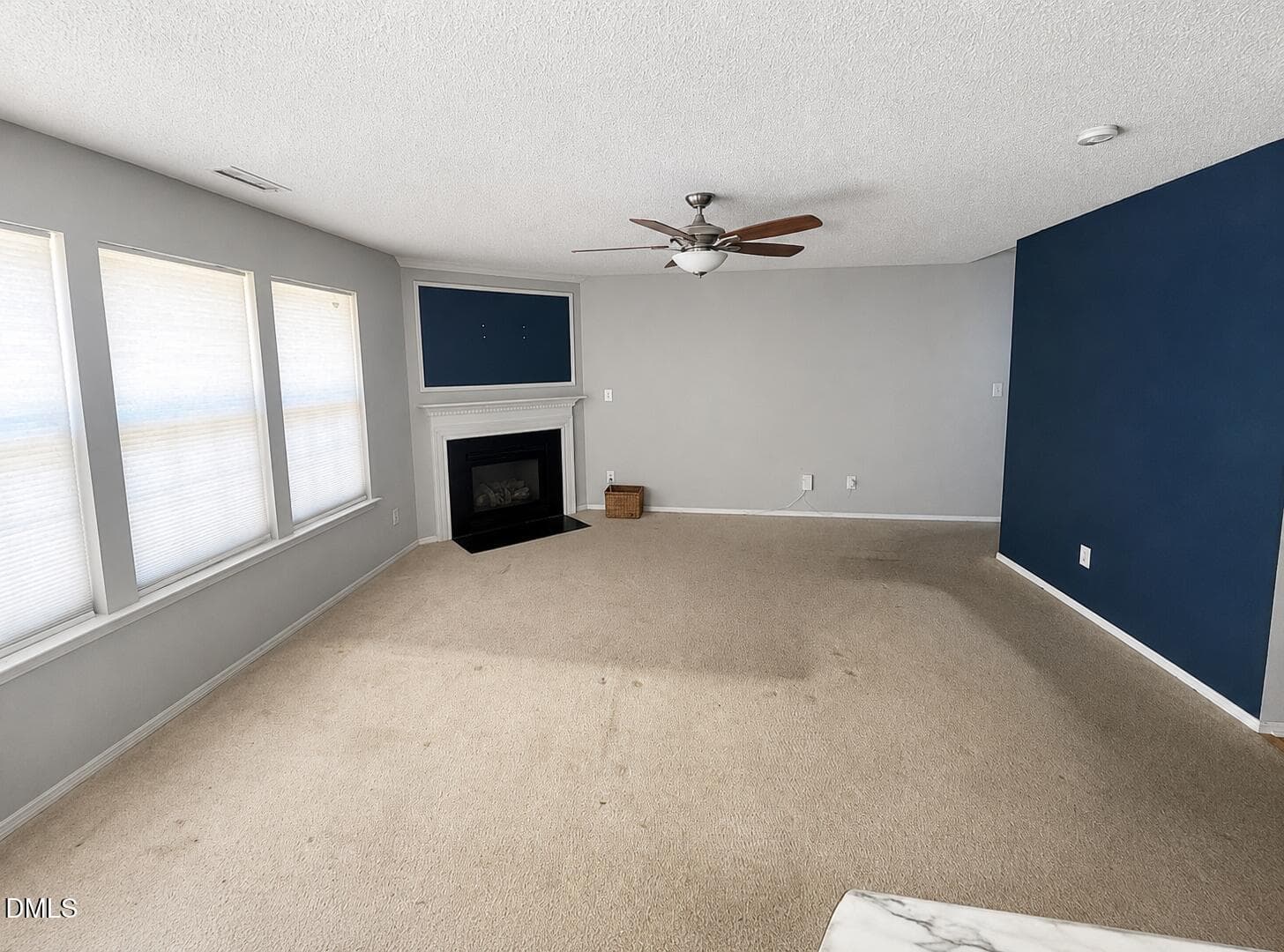 Living Room - Unstaged - 6428 Saybrooke Drive, Raleigh, NC 27604